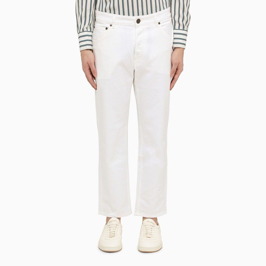 image of Pt Torino O1D2Blof0524 Denim Jeans In White, Men's (Size 32)
