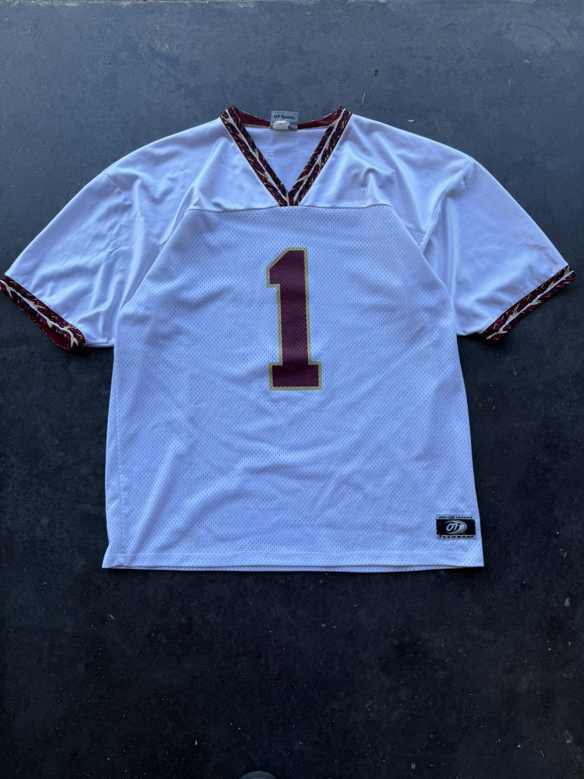 NCAA Vintage FSU Seminoles Jersey Florida State Rare Logo 7 Size US XL / EU 56 / 4 - 2 Thumbnail