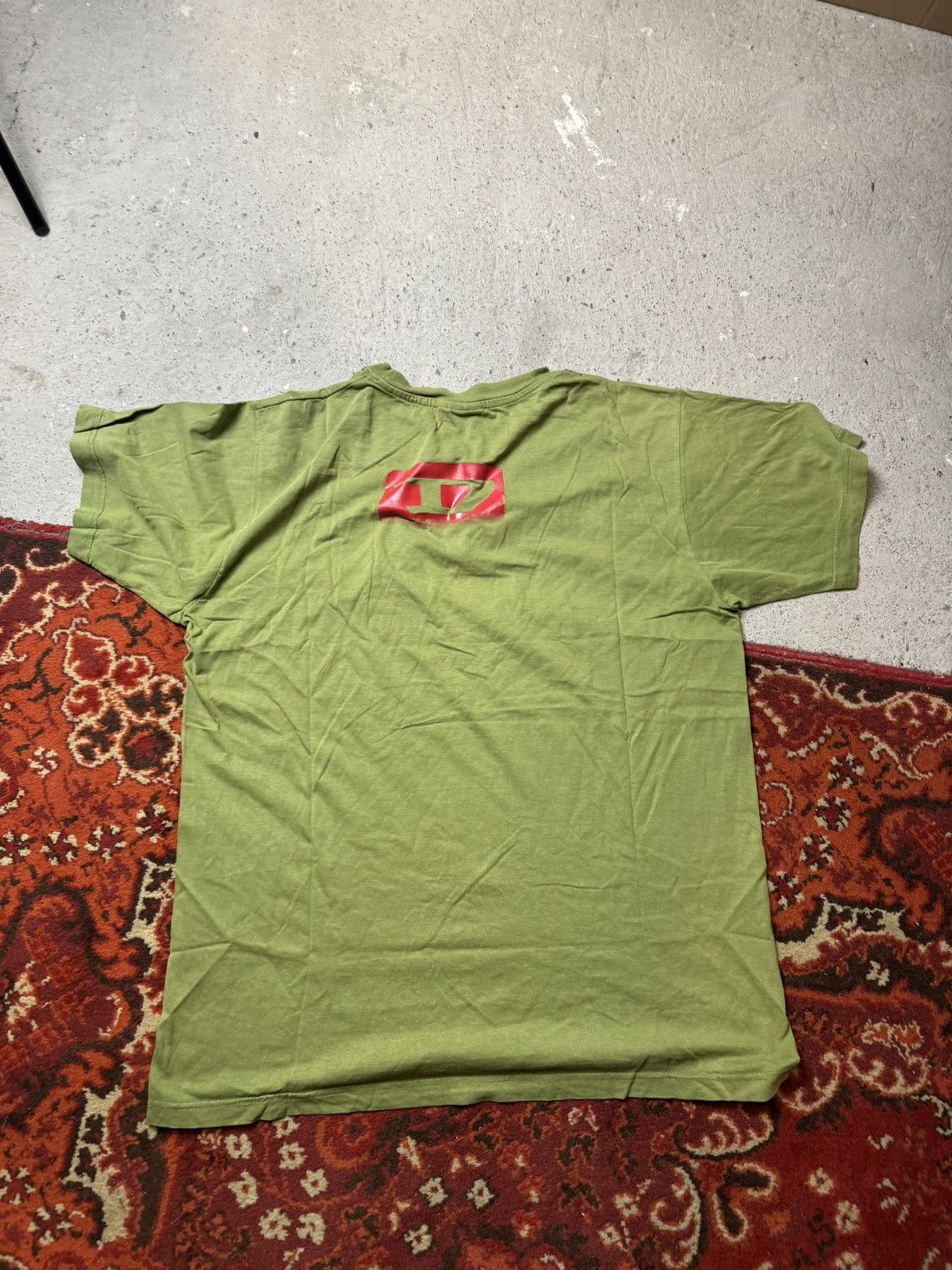 Japanese Brand × Vintage Vintage Y2K Diesel Style Punk Big Archive Logo T Shirt Size US L / EU 52-54 / 3 - 10 Thumbnail