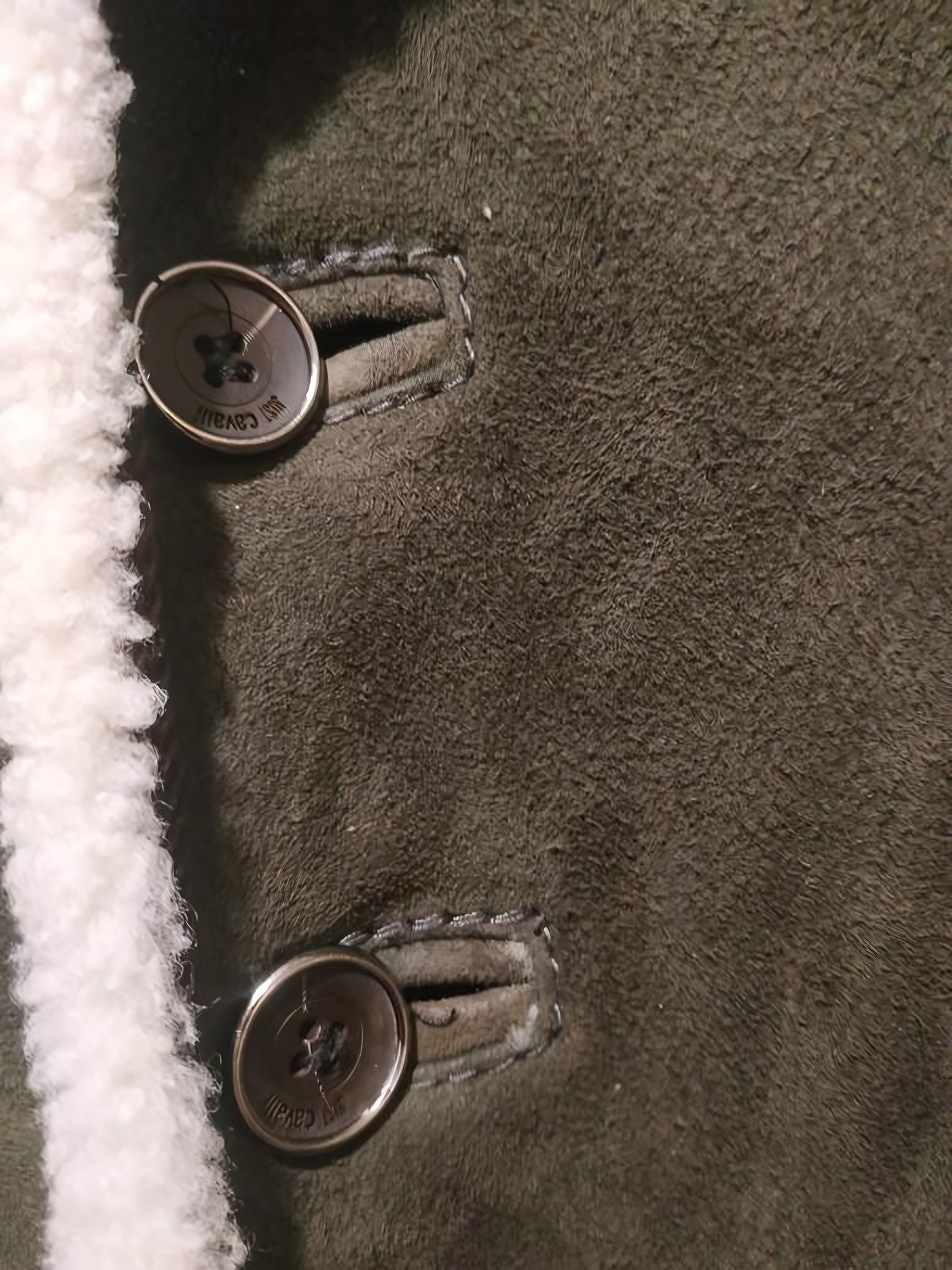 Roberto Cavalli SHEEP FUR SHEARLING SUEDE COAT Size US XL / EU 56 / 4 - 4 Thumbnail