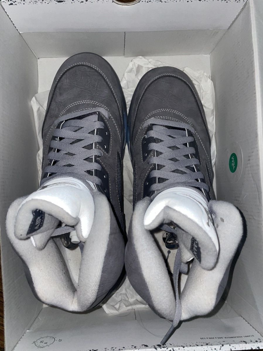 Jordan Brand Jordan 5 wolf grey size 10 Size US 10 / EU 43 - 5 Thumbnail