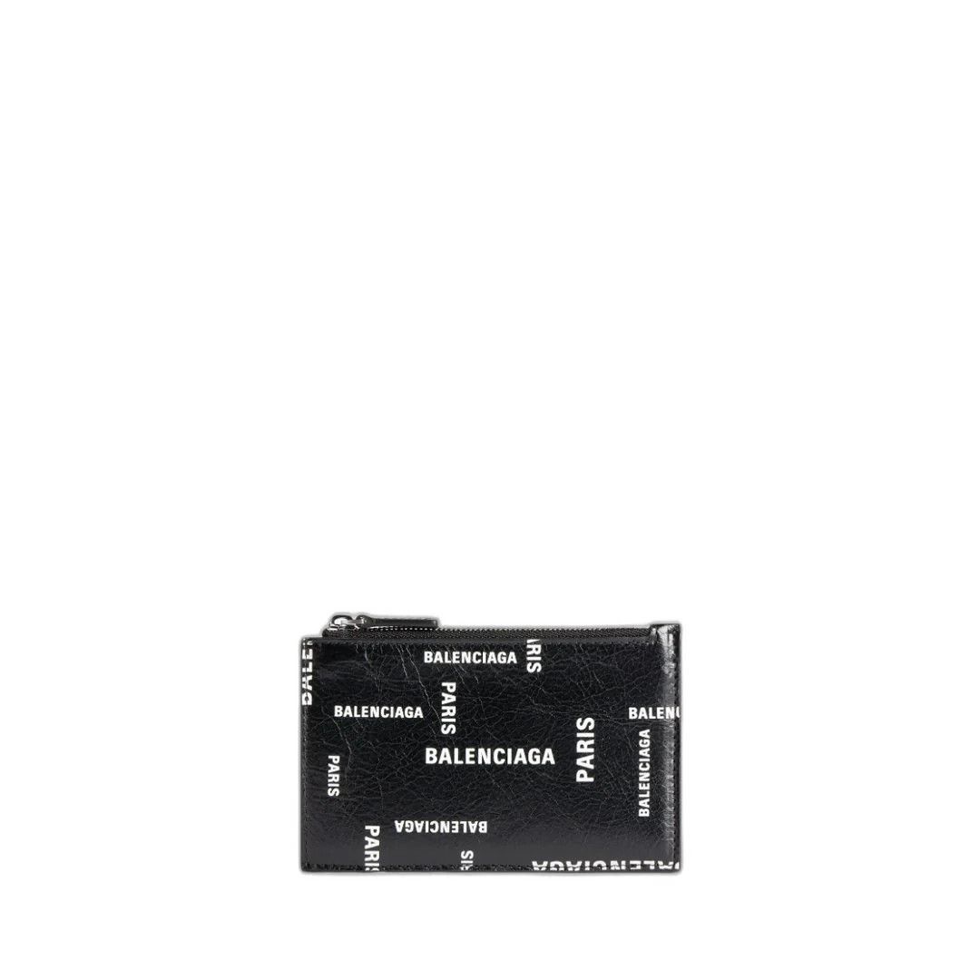Balenciaga o1s1rm1024 Size: OS / Cash Large Card Holder Paris Allover Size ONE SIZE - 1 Thumbnail