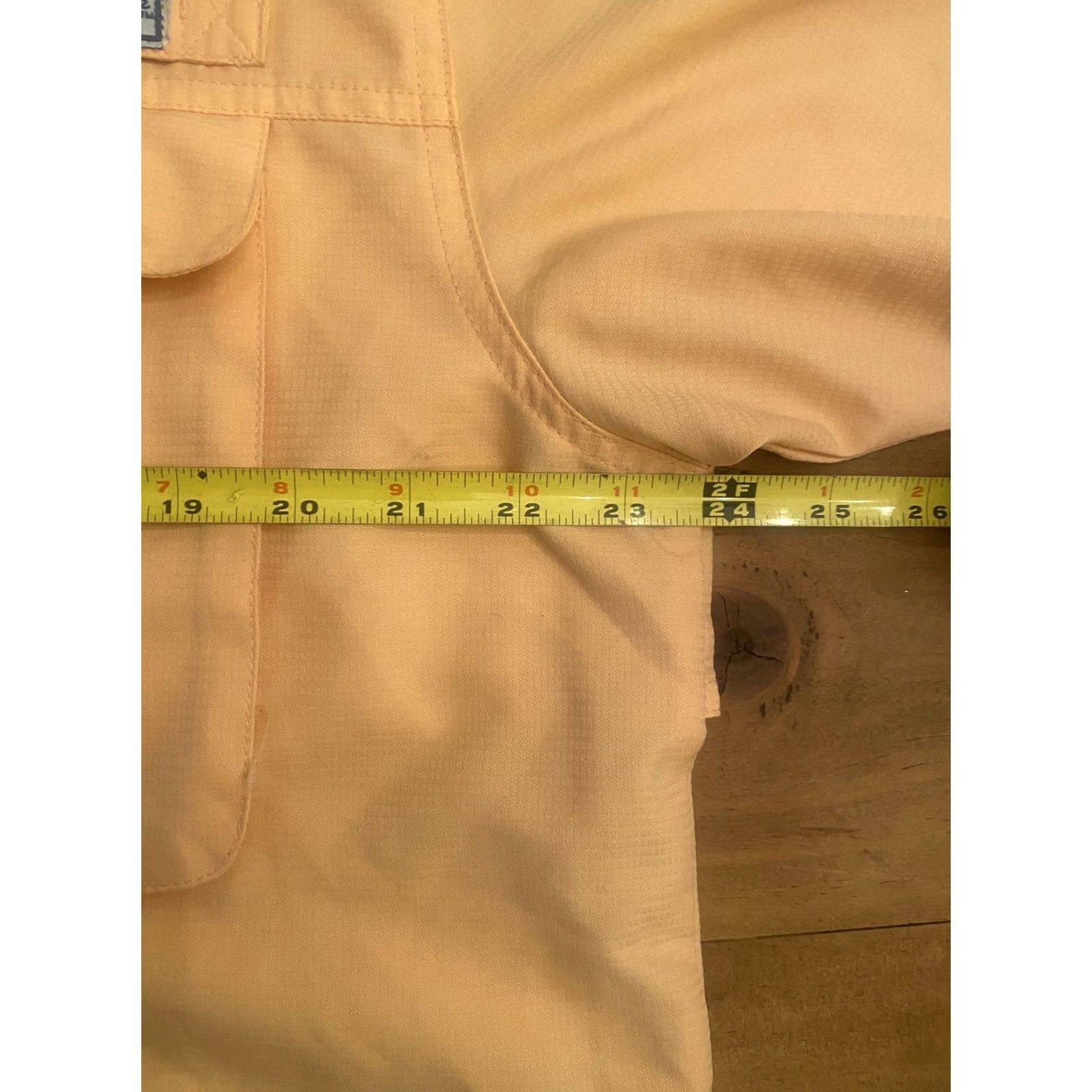 Vintage TROPHY WEAR Casual SS Vented Fishing Shirt Mens Medium Peach Orange Polyester Shirt Men Short Sleeve Button-Up Peach Orange Fish Size US M / EU 48-50 / 2 - 4 Thumbnail