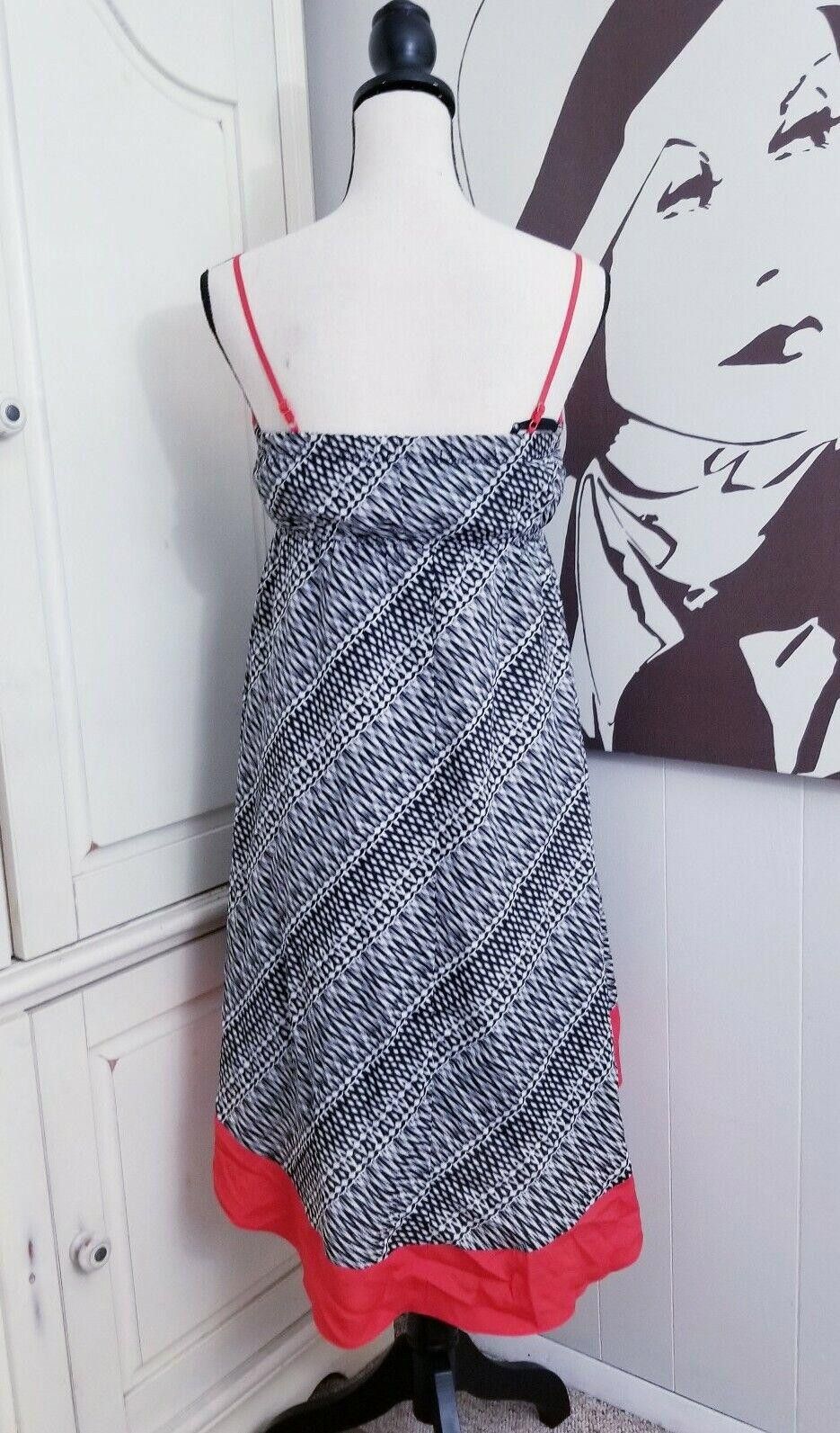 Designer Maurices Dress Medium High Low Sweetheart dress Black Red Size M / US 6-8 / IT 42-44 - 2 Thumbnail