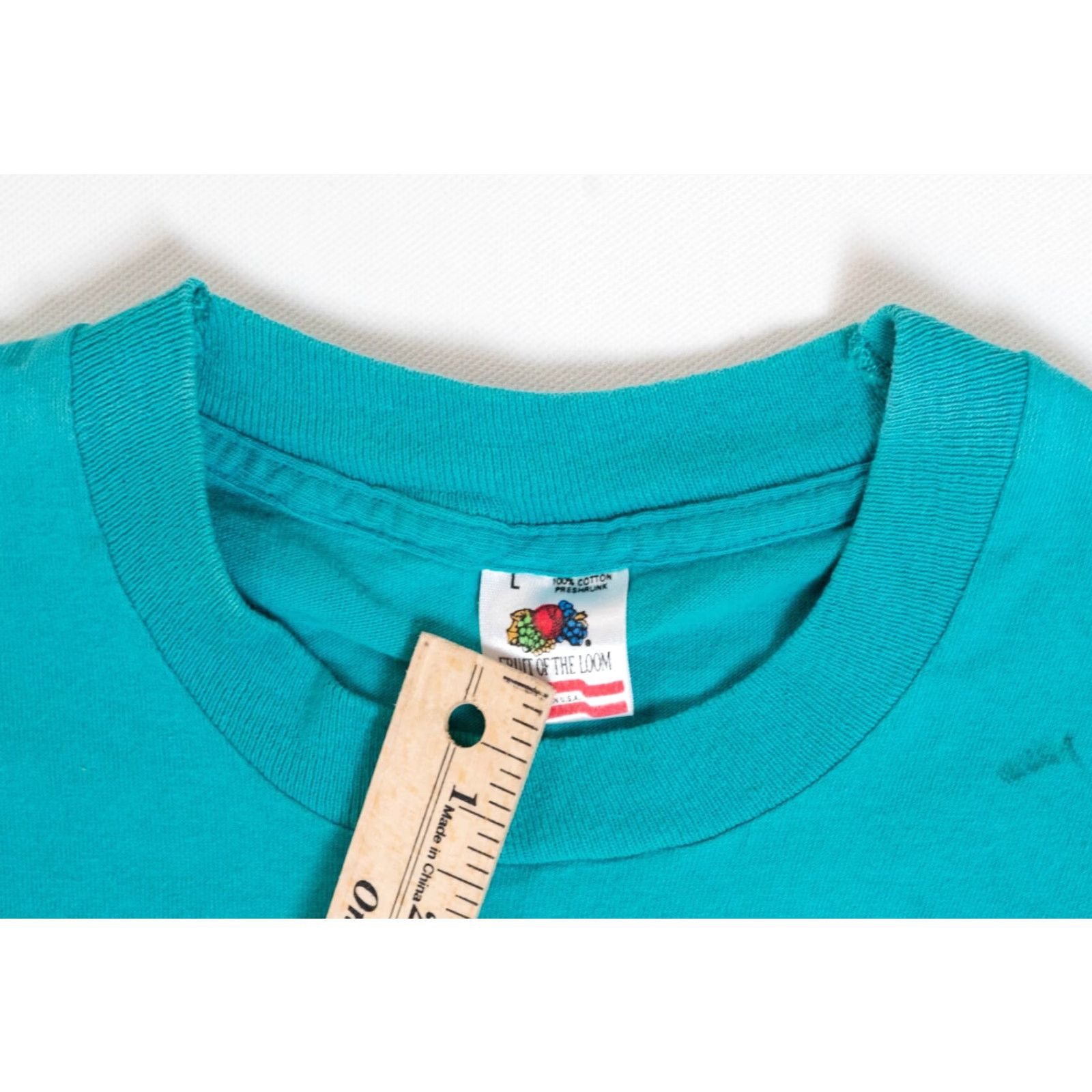 Fruit Of The Loom VINTAGE Clearwater Jazz Holiday Festival 1991 Sax Graphic Single Stitch T Shirt Size US L / EU 52-54 / 3 - 3 Thumbnail