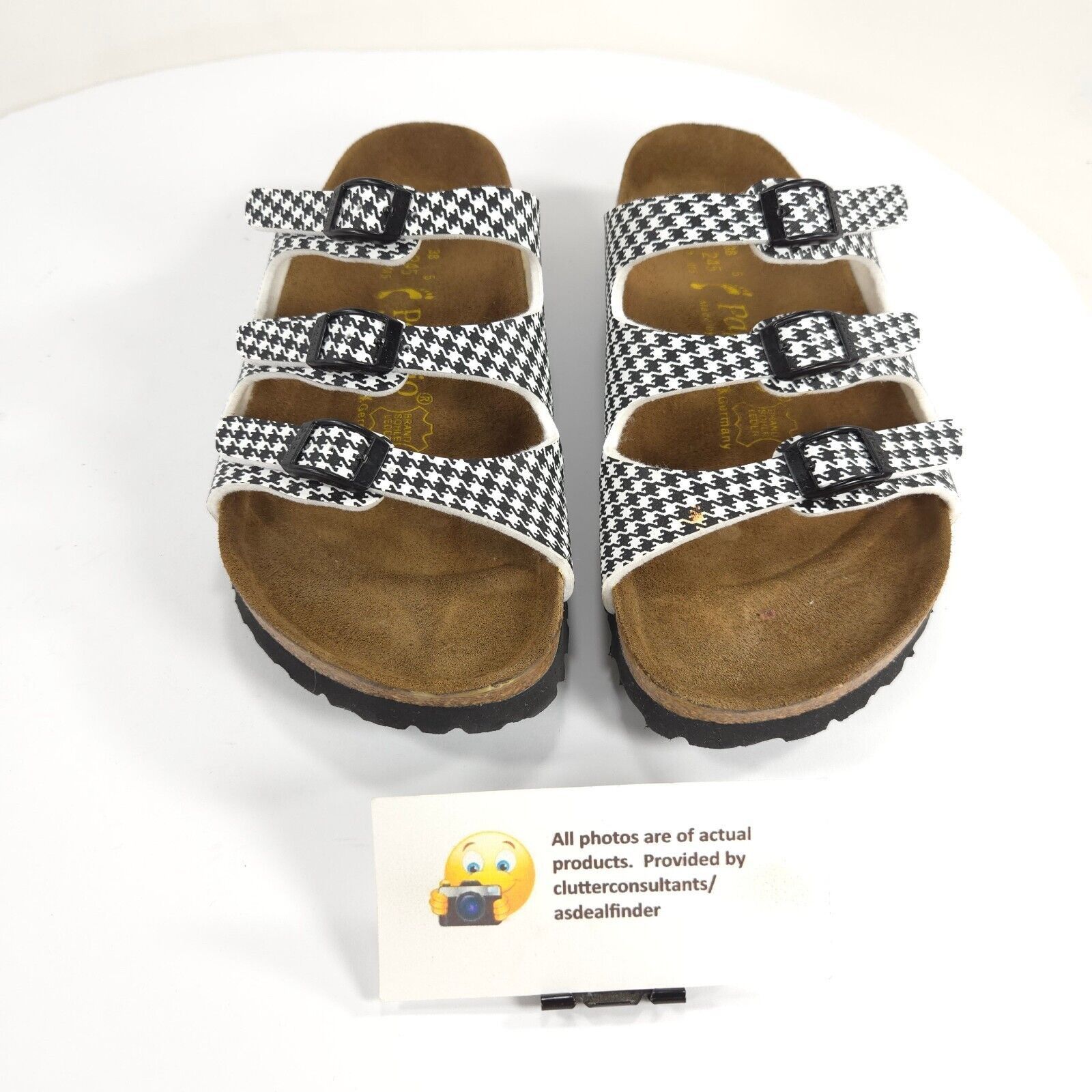 Birkenstock Papillio By Birkenstock Florida Pepita Sandal Size 7 Black Size US 7 / IT 37 - 2 Thumbnail