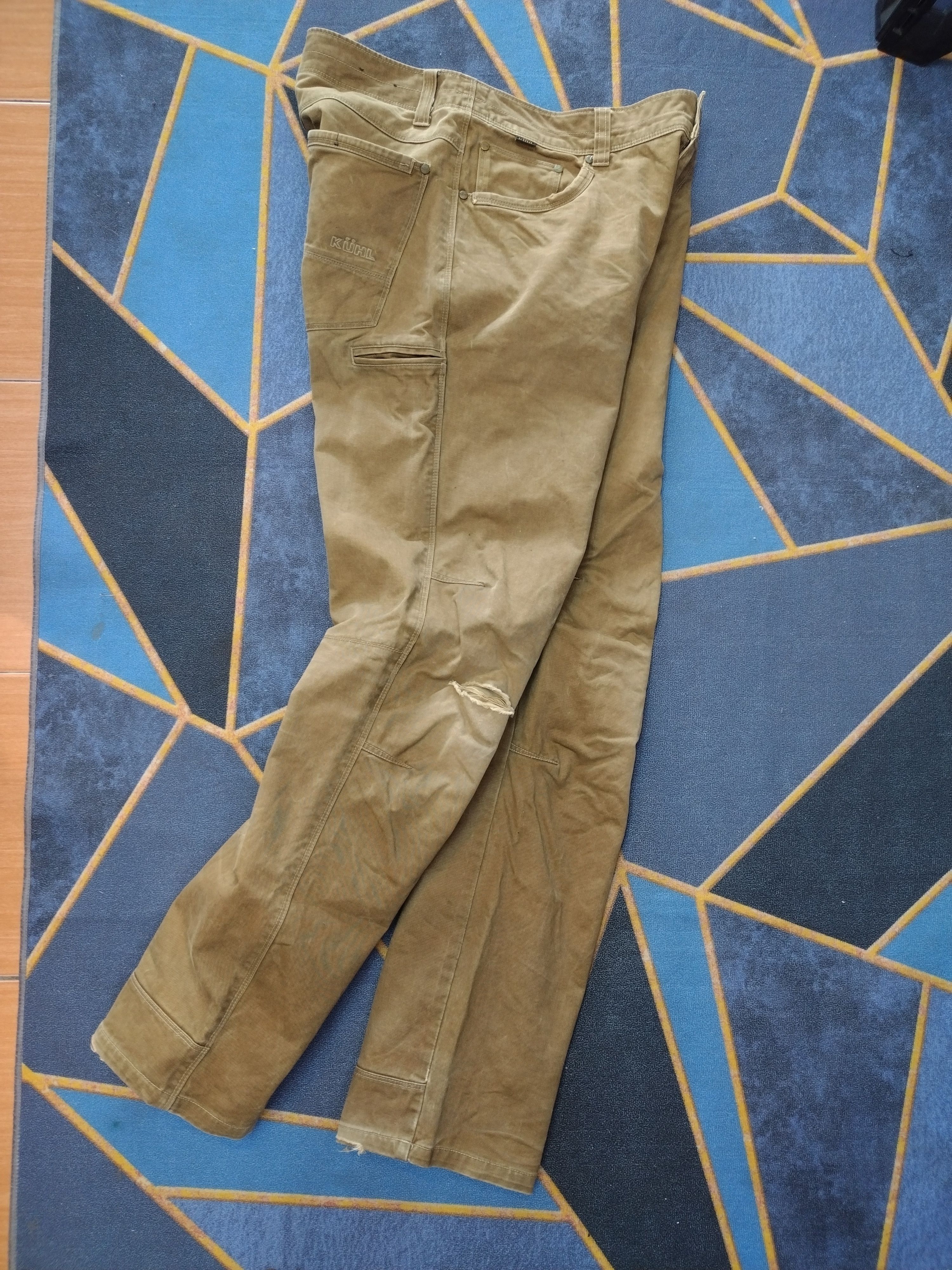 Kuhl × Mountain Khakis Kuhl Mountain Ryder Revolution Hiking Pants Distressed Size US 34 / EU 50 - 8 Thumbnail