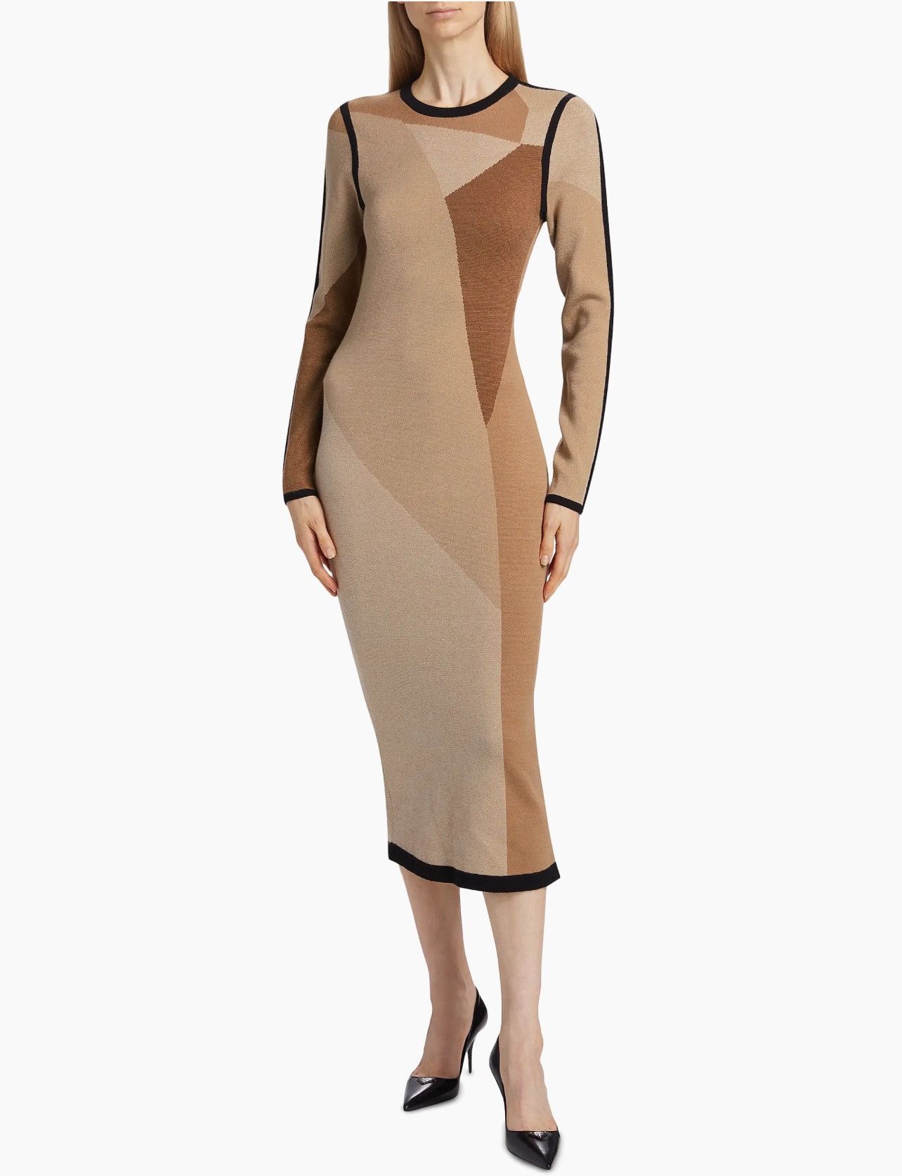 Other Toccin Colorblocked Knit Midi-Dress size S Size S / US 4 / IT 40 - 3 Thumbnail