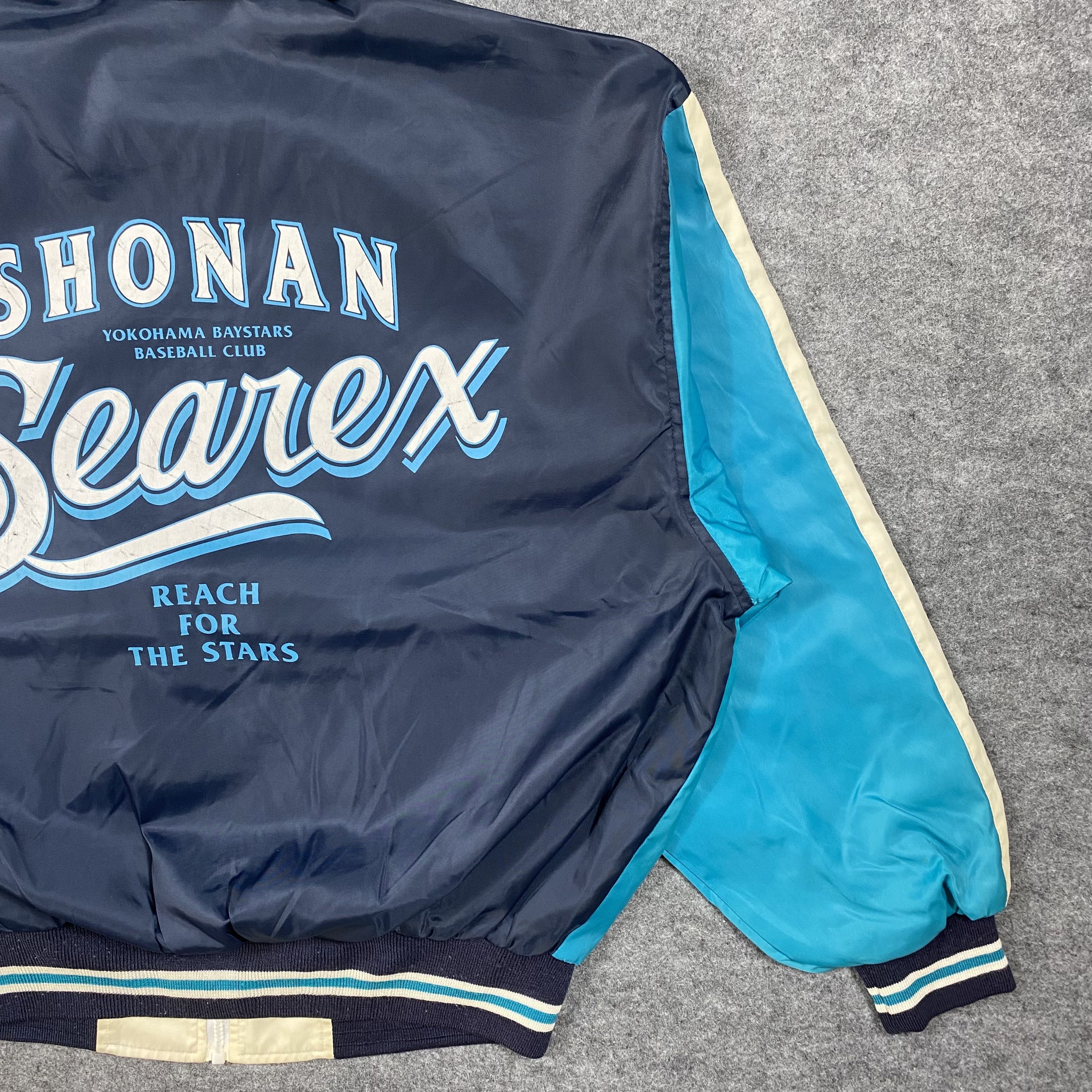 MLB Vtg Yokohama Baystars Shonan Searex Japanese Baseball -J565 Size US L / EU 52-54 / 3 - 9 Thumbnail