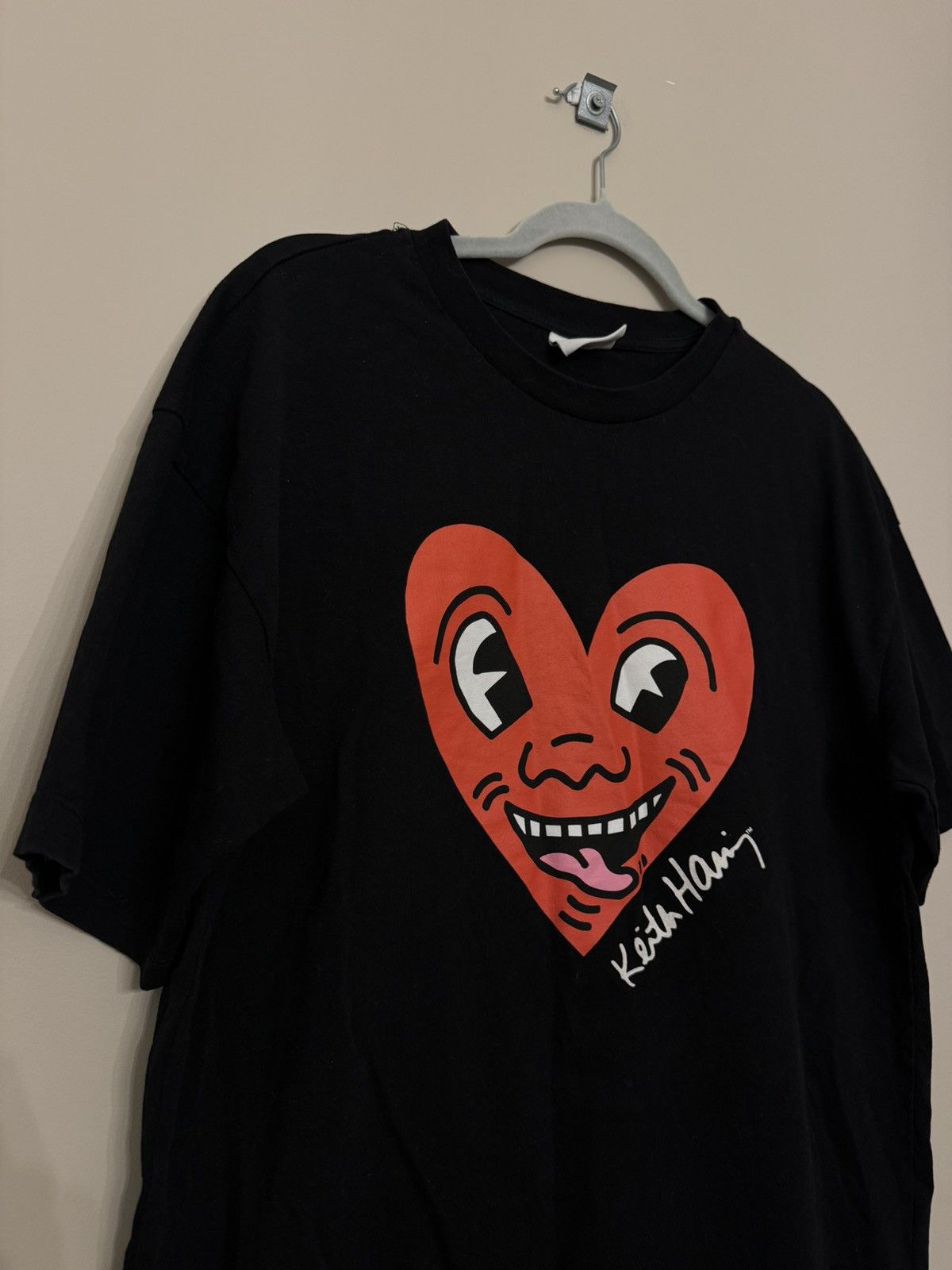 Keith Haring × Vintage Keith Haring t shirt heart vintage usa Size US M / EU 48-50 / 2 - 2 Thumbnail