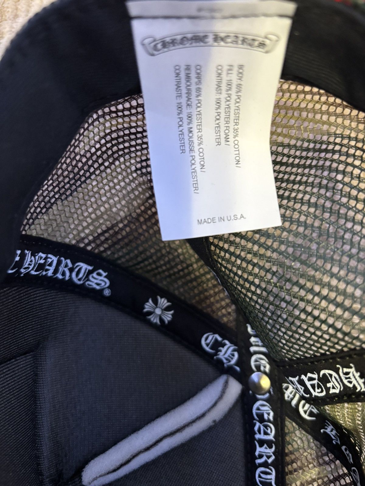 Chrome Hearts Hollywood camo chrome hearts trucker Size ONE SIZE - 5 Thumbnail