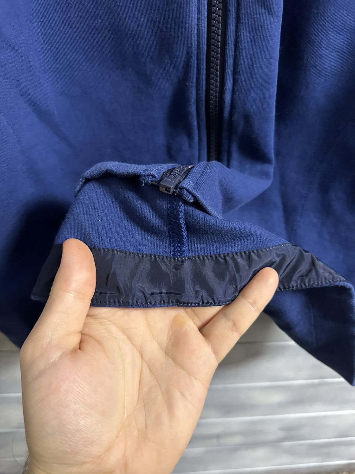 Nike Rare Vintage Zip Hoodie Nike Nylon Hood Swoosh Drill. Size US M / EU 48-50 / 2 - 6 Thumbnail