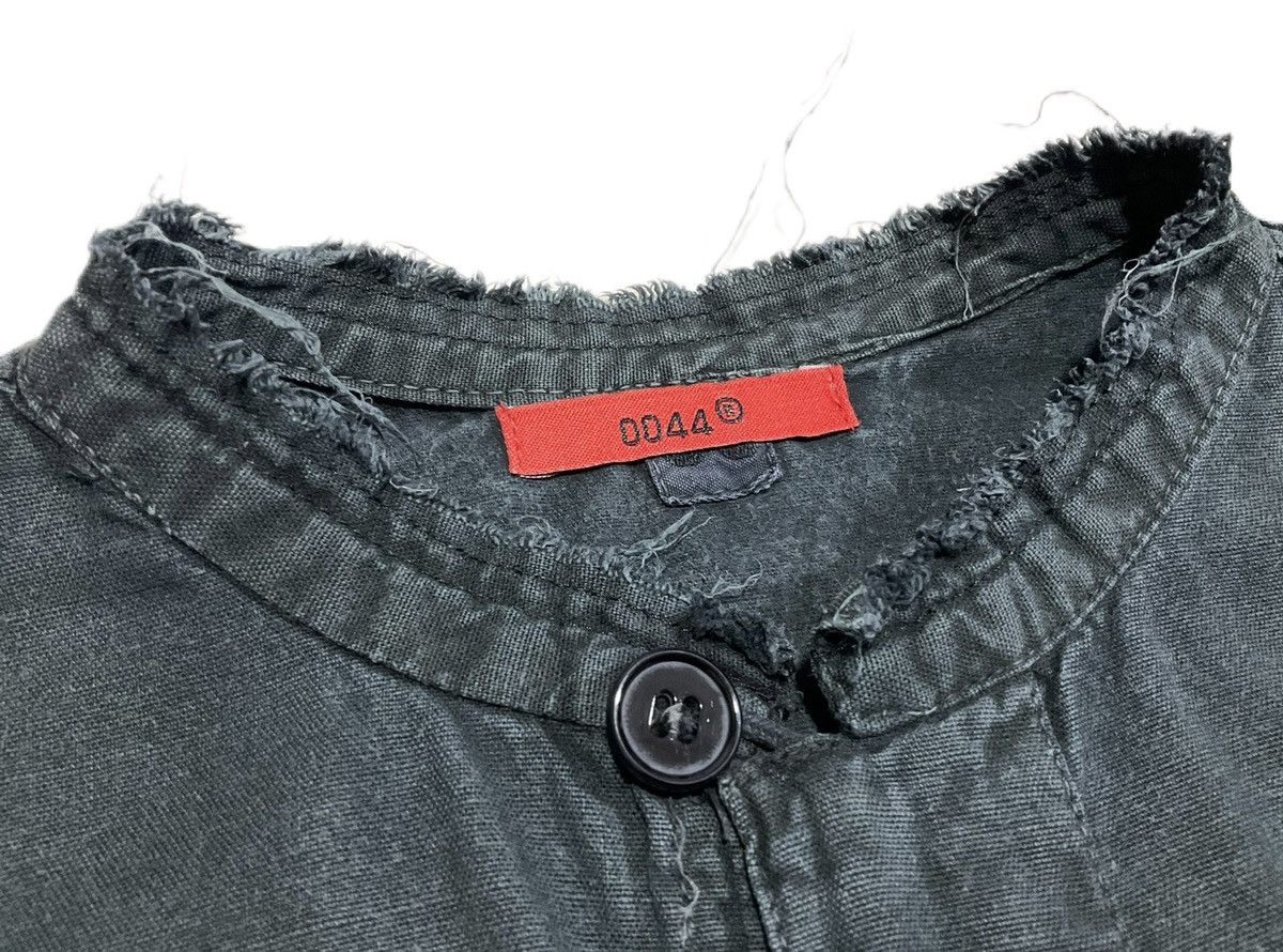 Designer × If Six Was Nine × Japanese Brand 🔥Rare Archived 0044 Half Button Ups Frayed Shirt Size US L / EU 52-54 / 3 - 3 Thumbnail