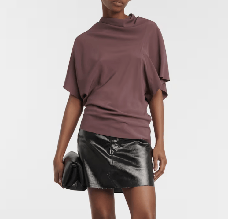 Rick Owens Rick Owens Crepe Seb Top Size XS / US 0-2 / IT 36-38 - 1 Thumbnail