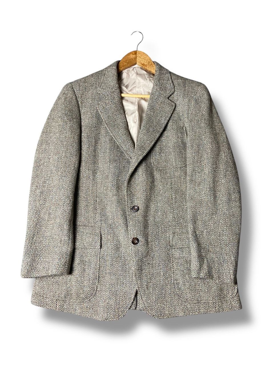 Harris Tweed Vintage HARRIS TWEED Wool Blazer (139) Size US XXS / EU 40 - 1 Thumbnail