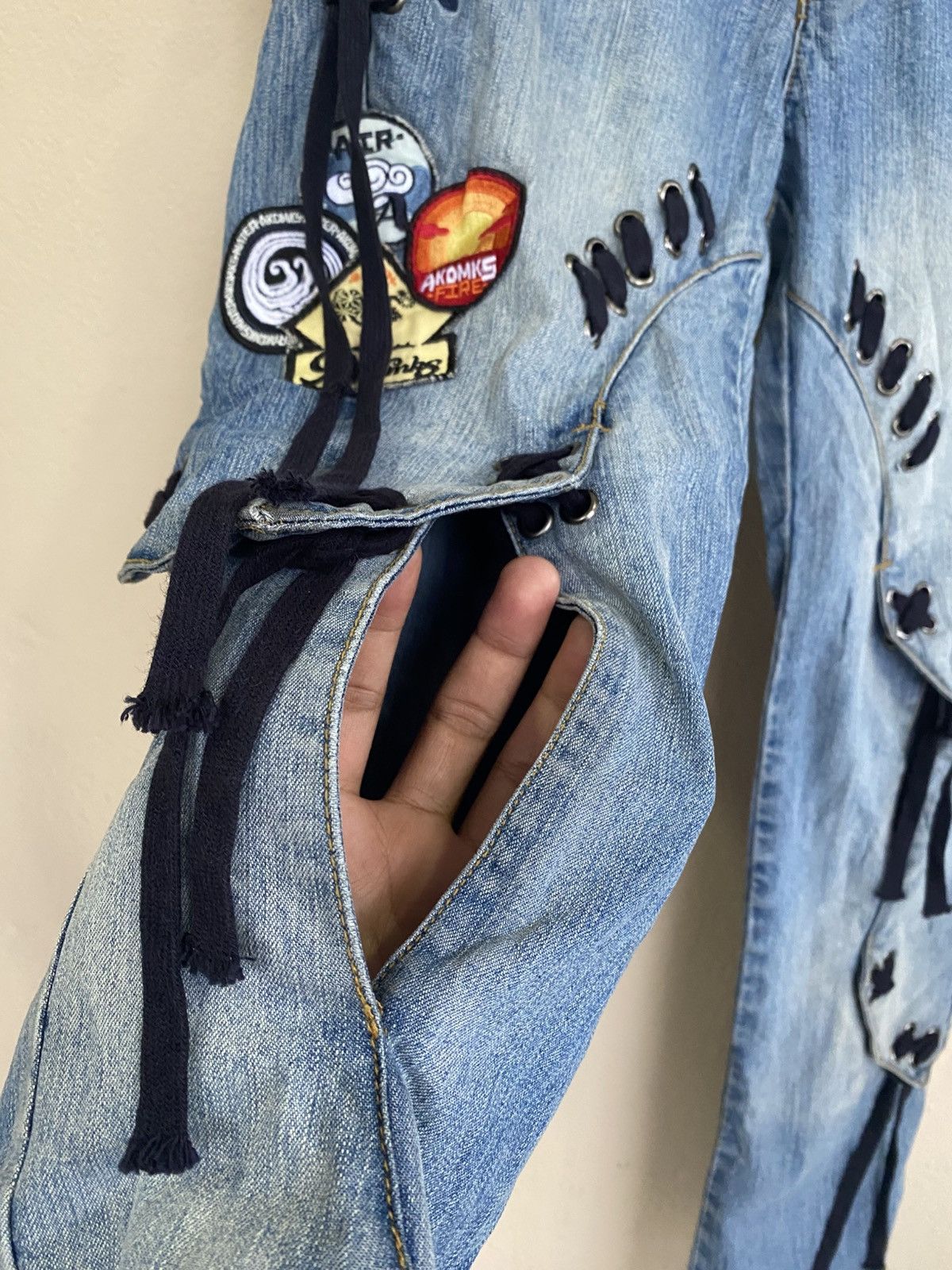 Akademiks Akdmks Lacer Seditionaries Jeans Size 28" / US 6 / IT 42 - 6 Thumbnail