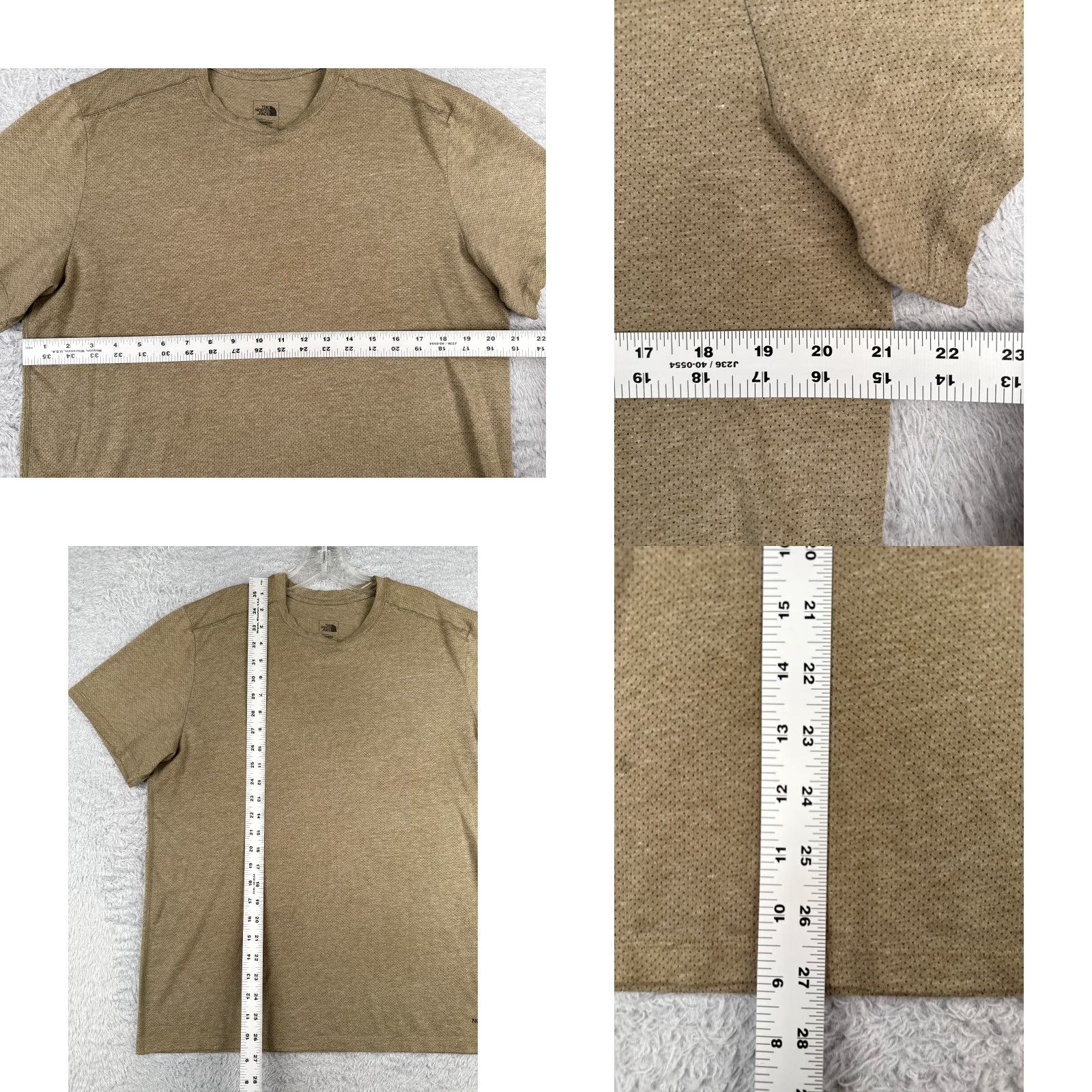 The North Face The North Face Shirt Men L Brown Flashdry Short Sleeve Crew Neck Polyester Cotton Jersey Logo 90s Outdoor Mens Size US L / EU 52-54 / 3 - 8 Thumbnail