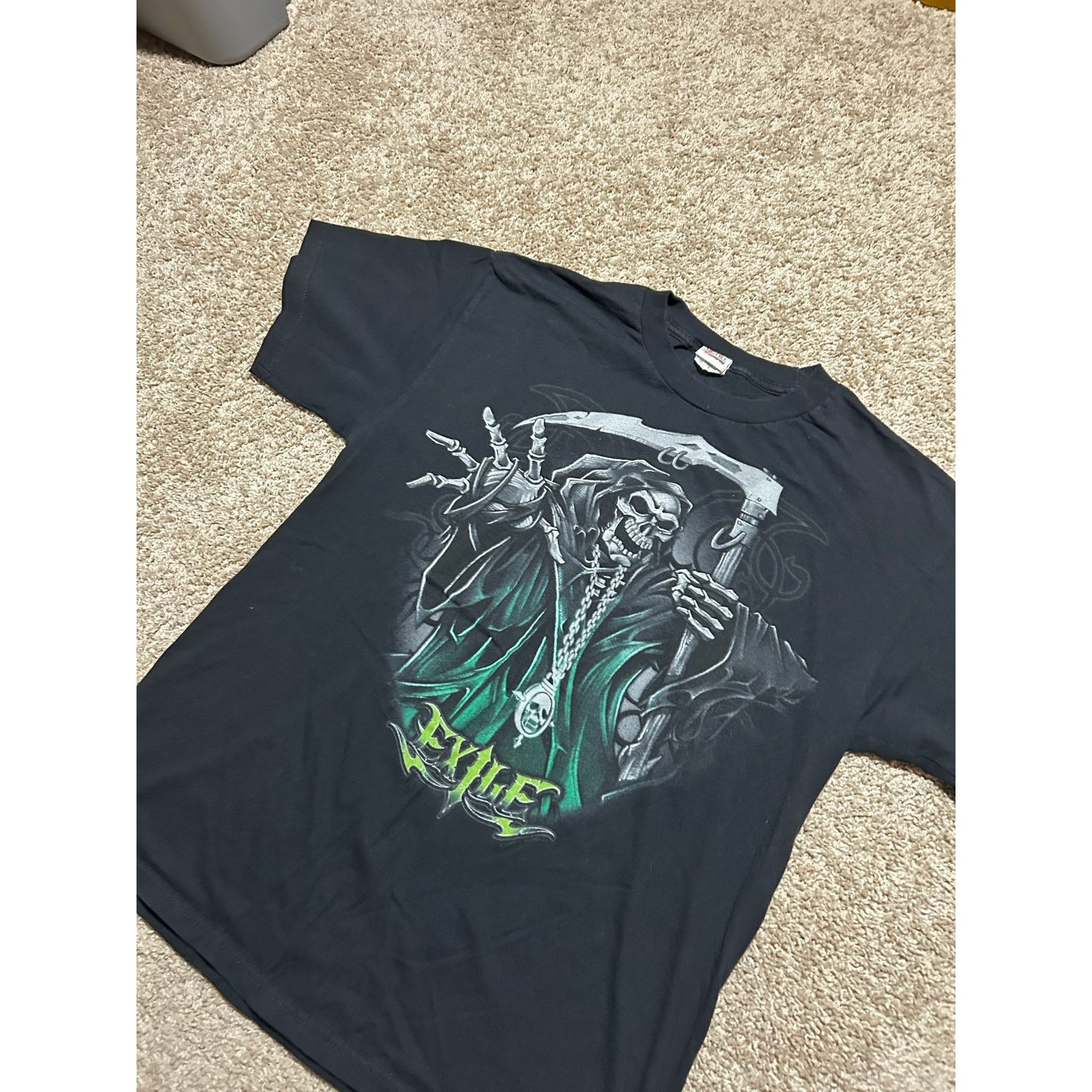 Alstyle Y2K 2000s grim reaper tee Size US L / EU 52-54 / 3 - 2 Thumbnail