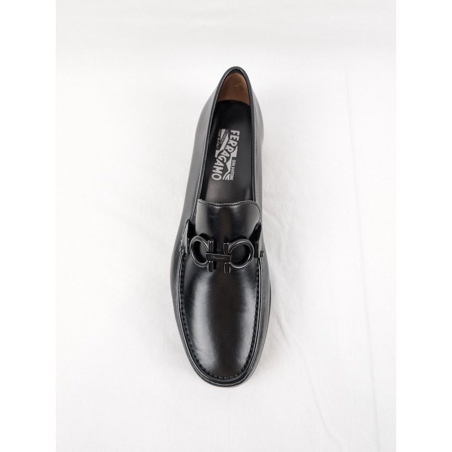 Salvatore Ferragamo o1rshd1 Rolo 10 Loafers in Nero Size US 11.5 / EU 44-45 - 7 Thumbnail