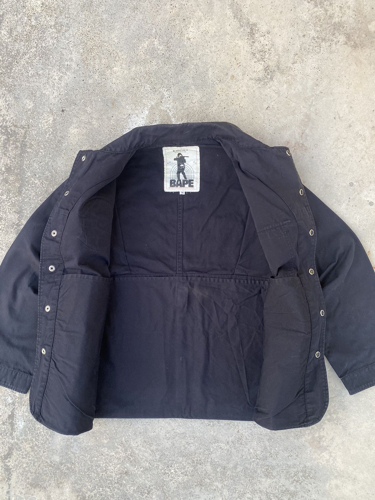 Bape Vintage Bape Military Work Shirt Size US L / EU 52-54 / 3 - 4 Thumbnail
