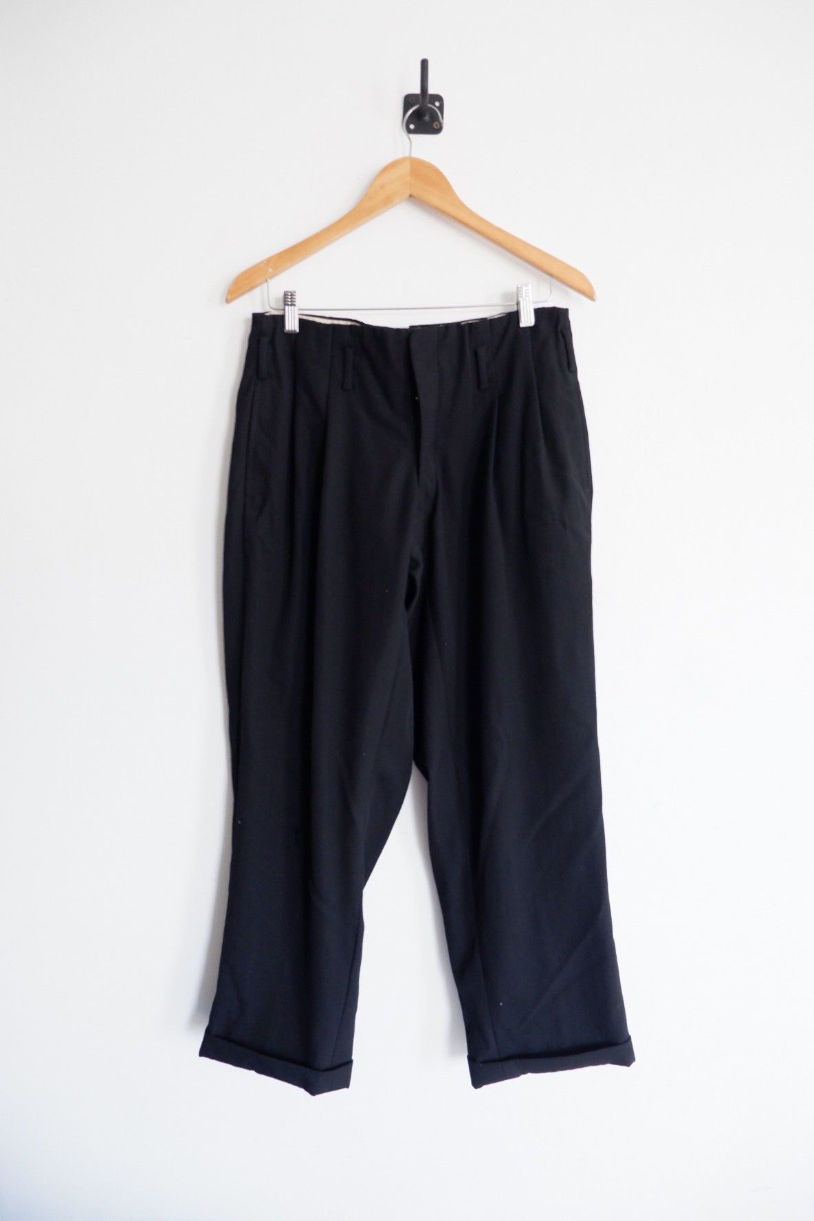 Japanese Brand 90s Wool Gabardine Hakama Pants Like Yohji Yamamoto 