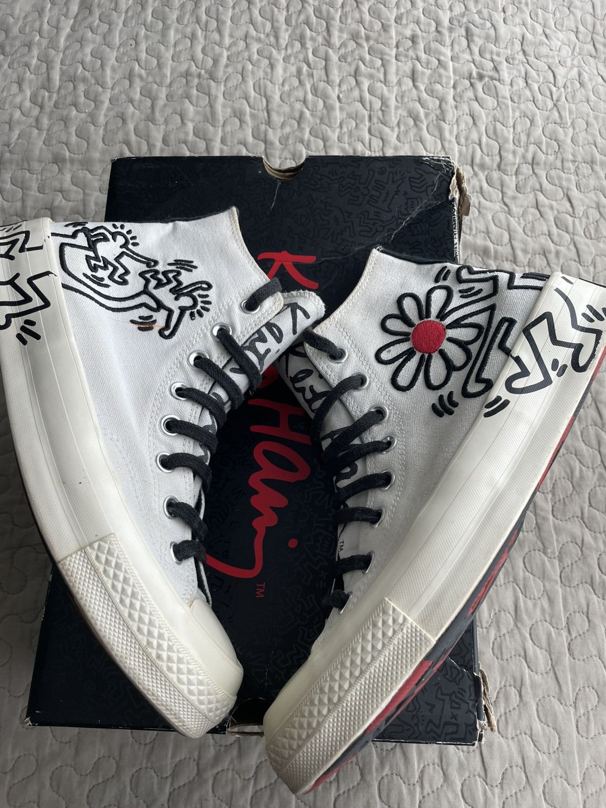 Converse Converse x Keith Haring Size US 8.5 / EU 41-42 - 2 Thumbnail
