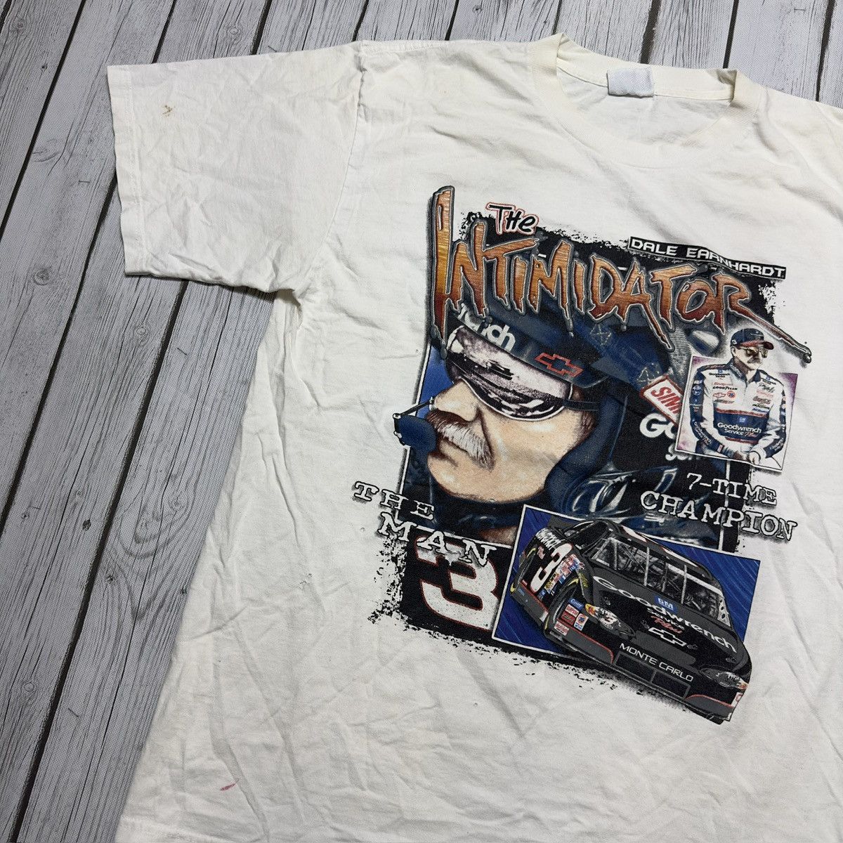 Chase Authentics × NASCAR × Vintage Vintage NASCAR Dale Earnhardt Goodwrench tee Size US XL / EU 56 / 4 - 3 Thumbnail