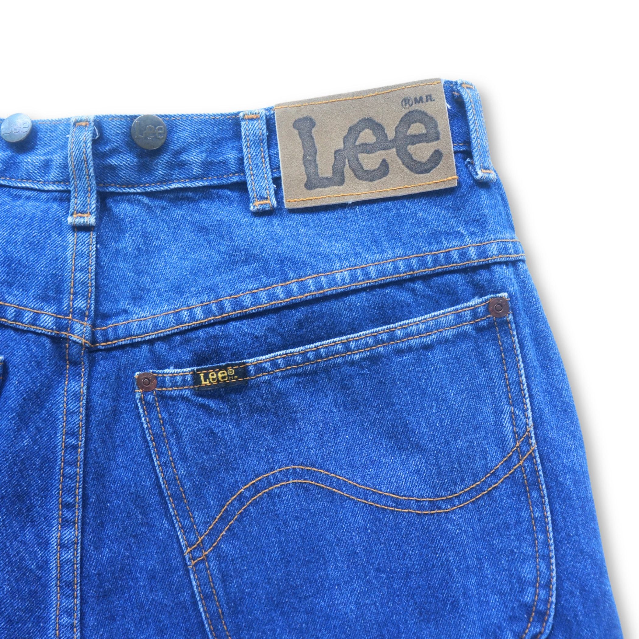 Lee LEE Baggy High Waisted Blue Jeans Size US 33 - 7 Thumbnail