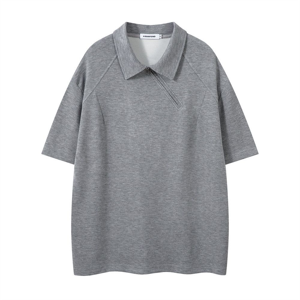 Japanese Brand × Vintage American style loose zipper lapel POLO shirt Size US M / EU 48-50 / 2 - 1 Thumbnail