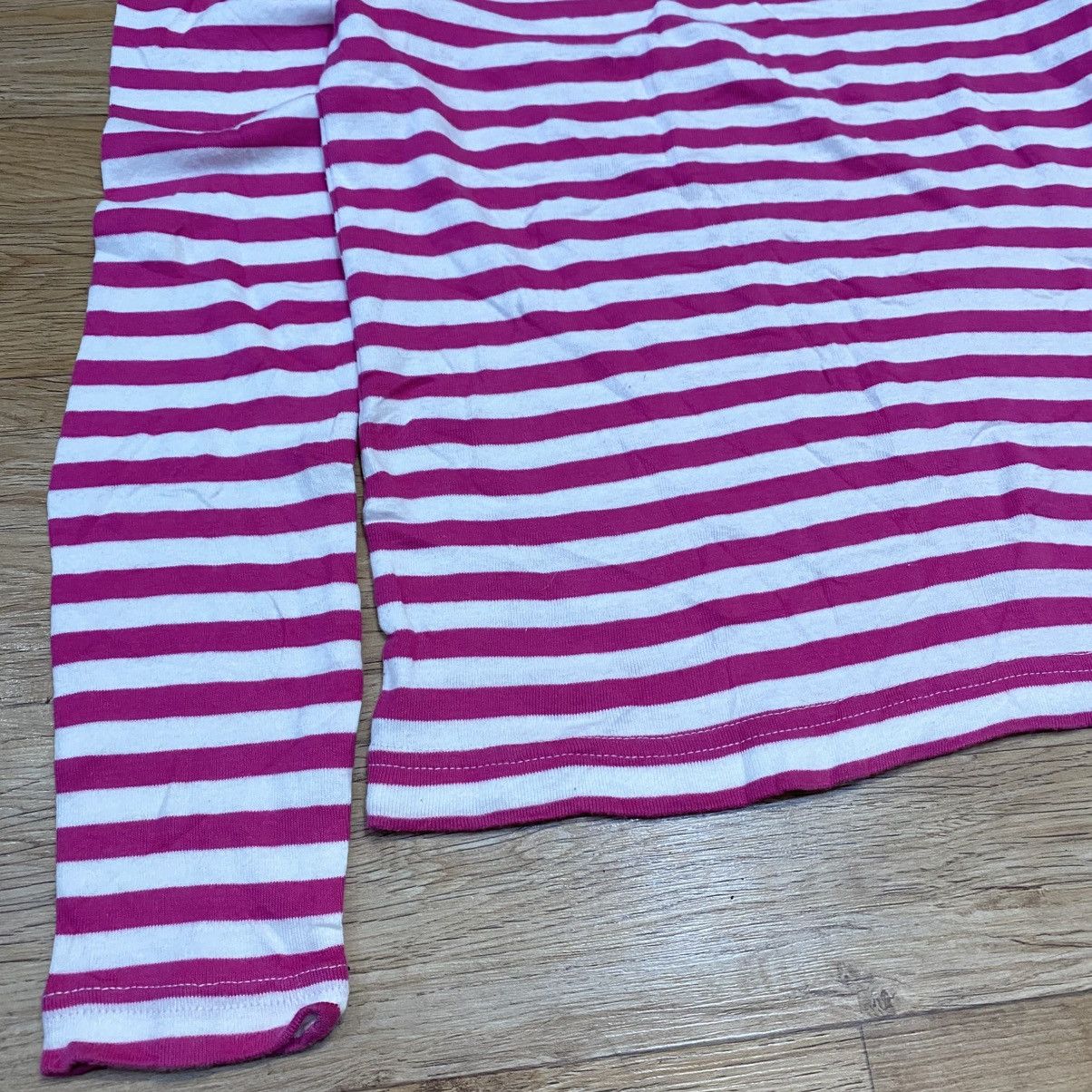 Beams Plus 2000s Beams Boy Stripe Pink Long Sleeve T-Shirt Size US XXS / EU 40 - 4 Thumbnail