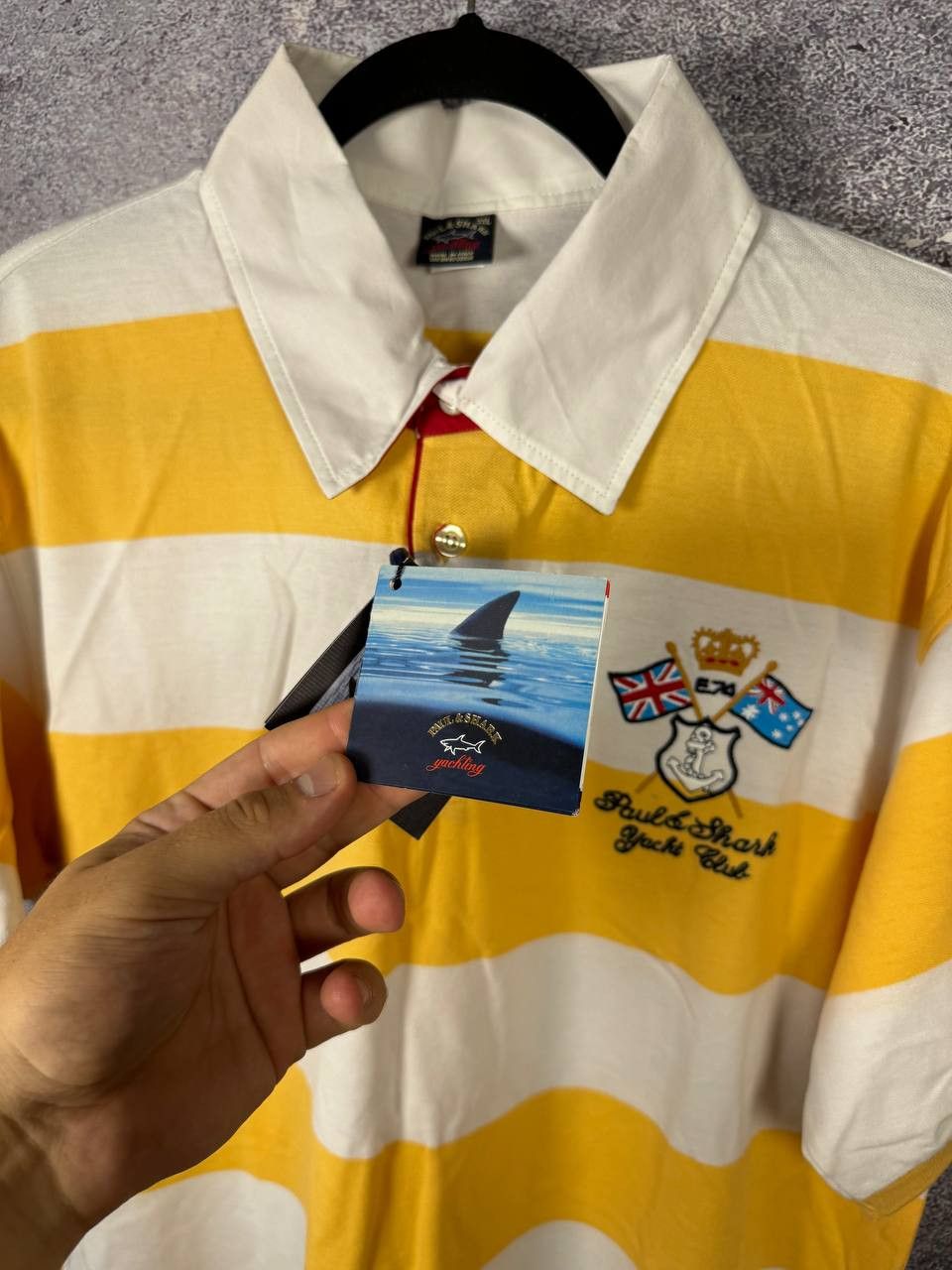 Paul & Shark NWT Paul & Shark Newport Yachting Stripped Polo 3XL Size Size US XXL / EU 58 / 5 - 8 Thumbnail