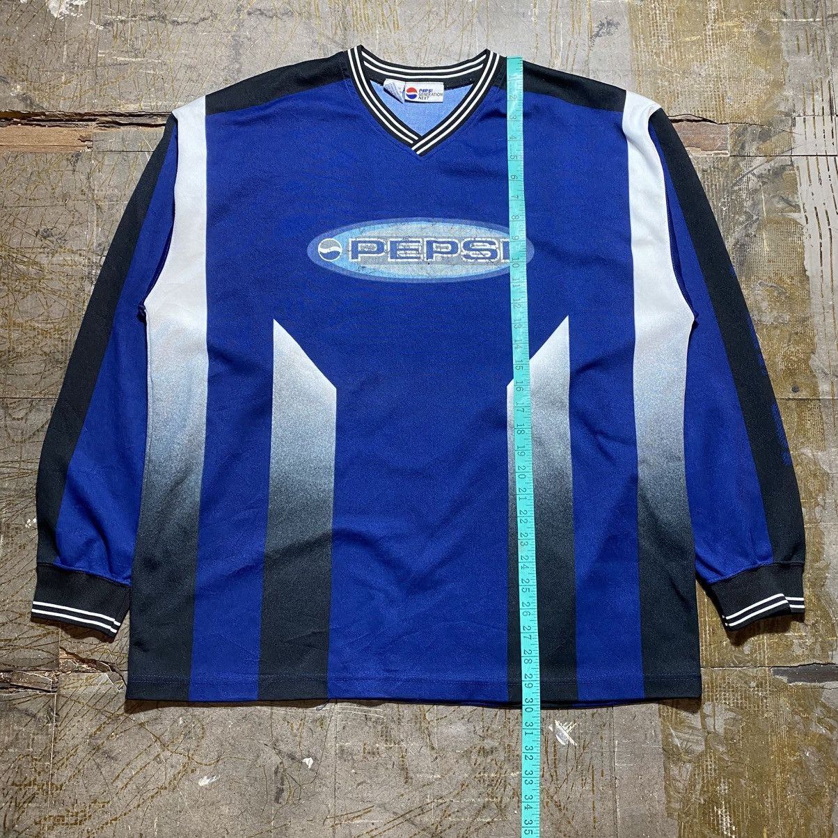 Other Vintage 90s Pepsi Promo Long Sleeve Jersey Size US XL / EU 56 / 4 - 12 Thumbnail