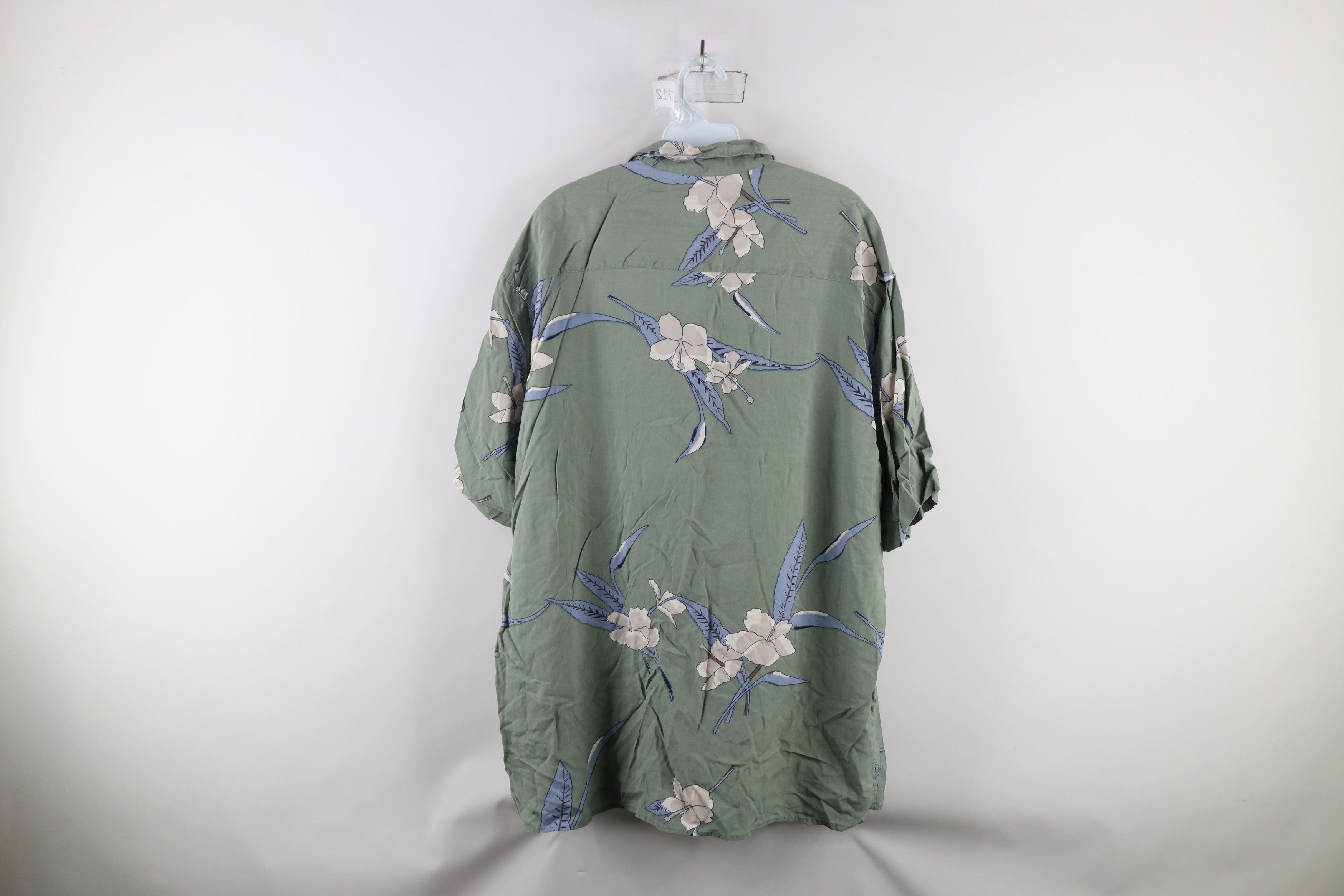 Vintage Vintage 90s Streetwear Silk Flower Hawaiian Button Shirt Size US L / EU 52-54 / 3 - 10 Thumbnail