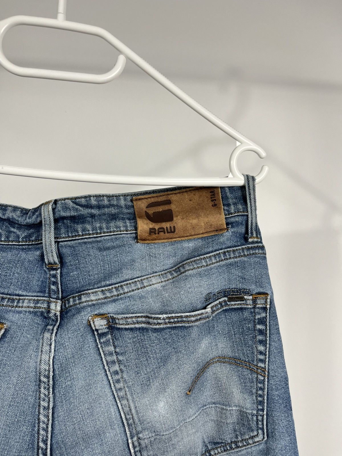G-Star G-Star RAW 3301 Straight Fit Jeans W31 L32 Light Wash Size US 31 - 3 Thumbnail