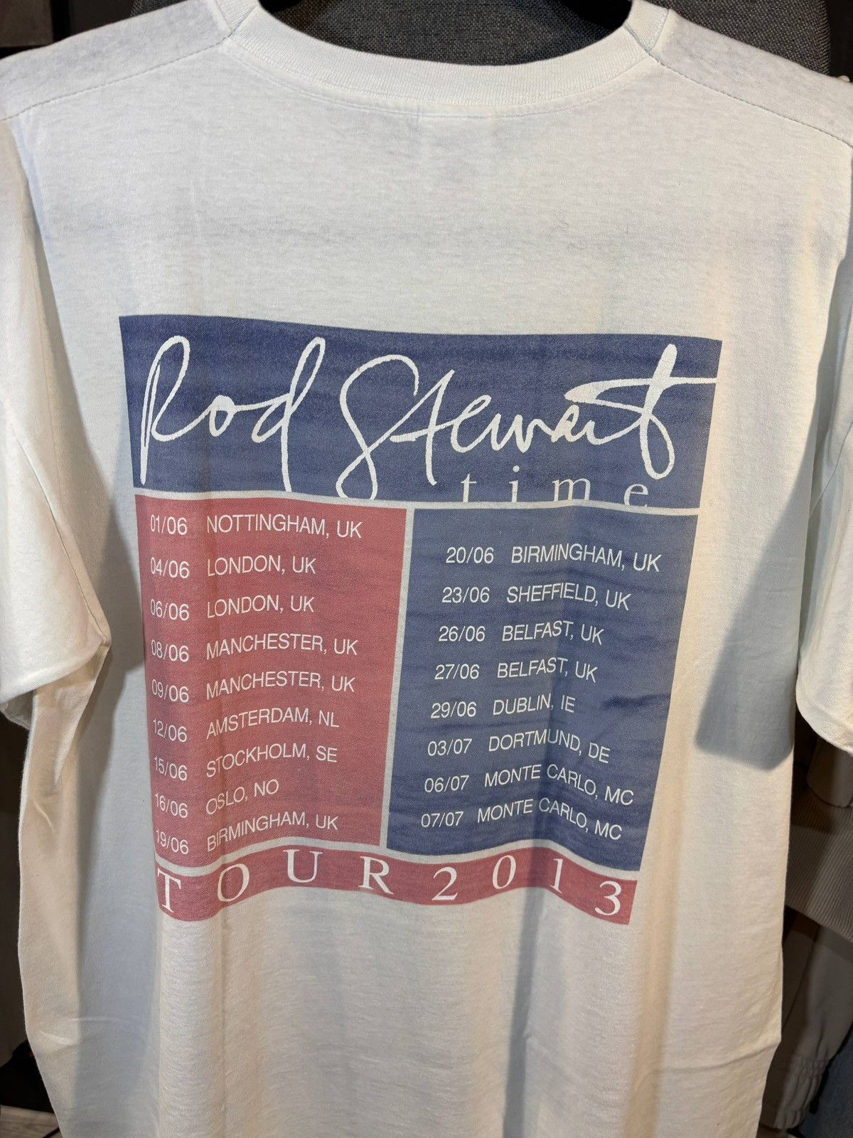 Band Tees Rod Stewart 2013 Tour T-shirt Size:L Size US L / EU 52-54 / 3 - 4 Thumbnail