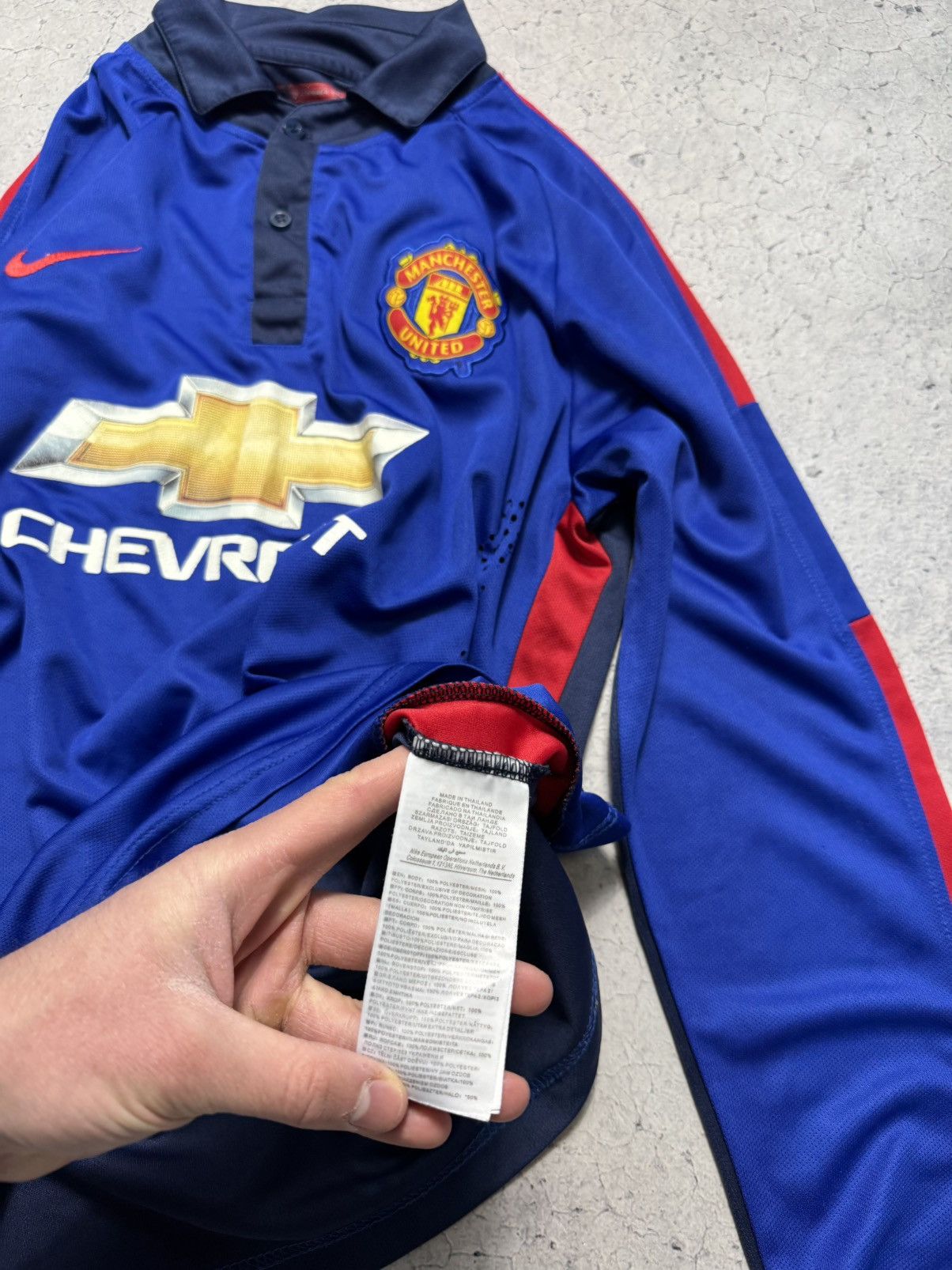 Nike Nike FC Manchester United Soccer LongSleeve Jersey 2014/2015 Size US M / EU 48-50 / 2 - 9 Thumbnail