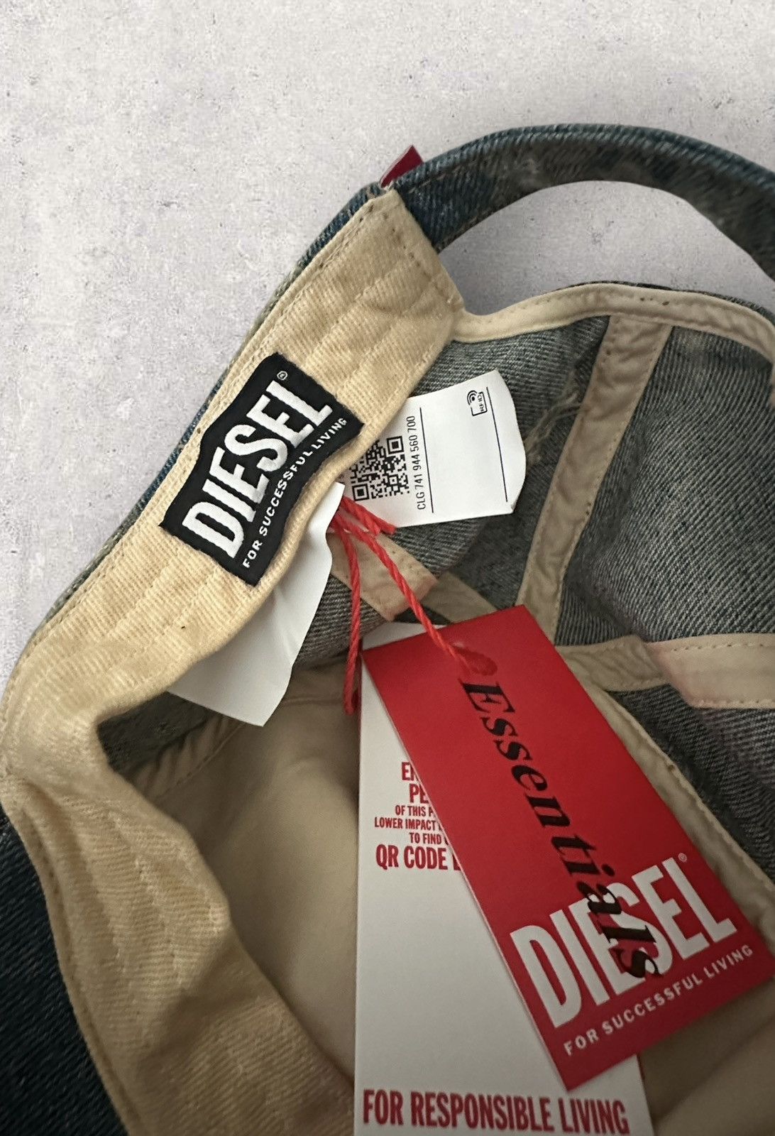 Diesel Diesel C-Inst Distressed Hat Size ONE SIZE - 6 Thumbnail