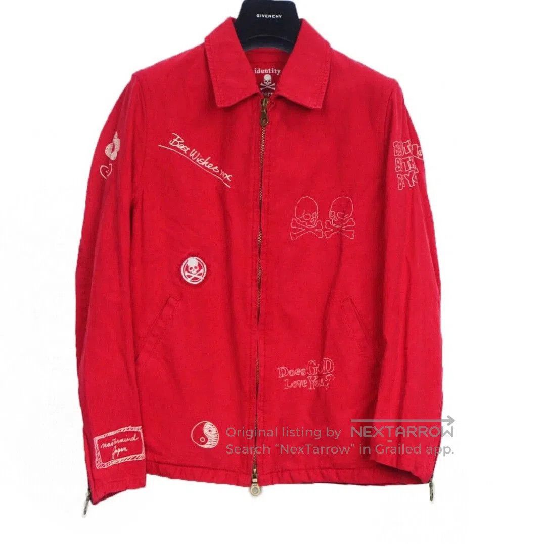 Mastermind Japan Red Graphic Print Light Jacket Size M. Size US M / EU 48-50 / 2 - 2 Thumbnail