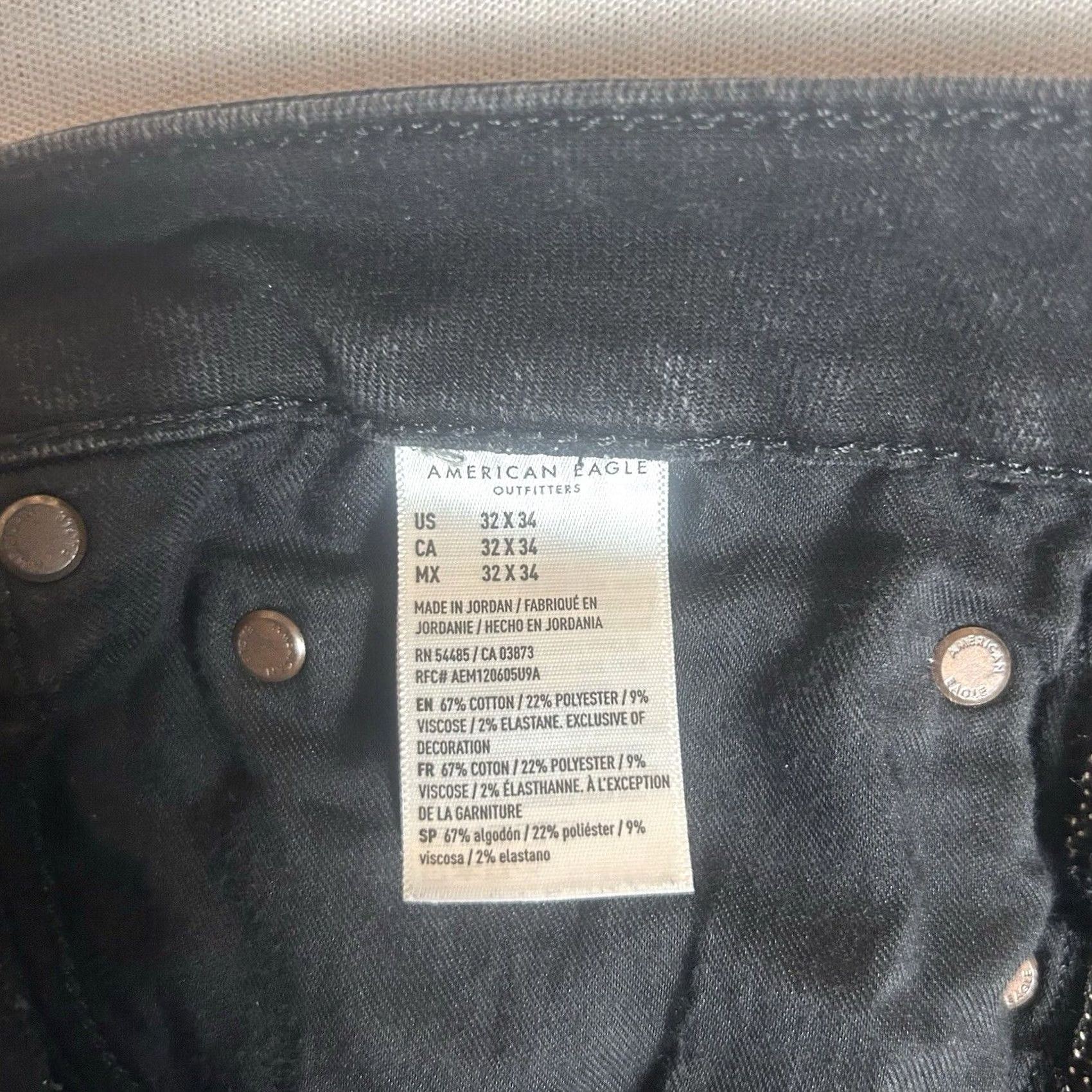 American Eagle Outfitters American Eagle Outfitters Skinny Cut Off Shorts Womens 32 Black Stretch Denim 3 Inseam Size 24" / US 00 / IT 34 - 5 Thumbnail