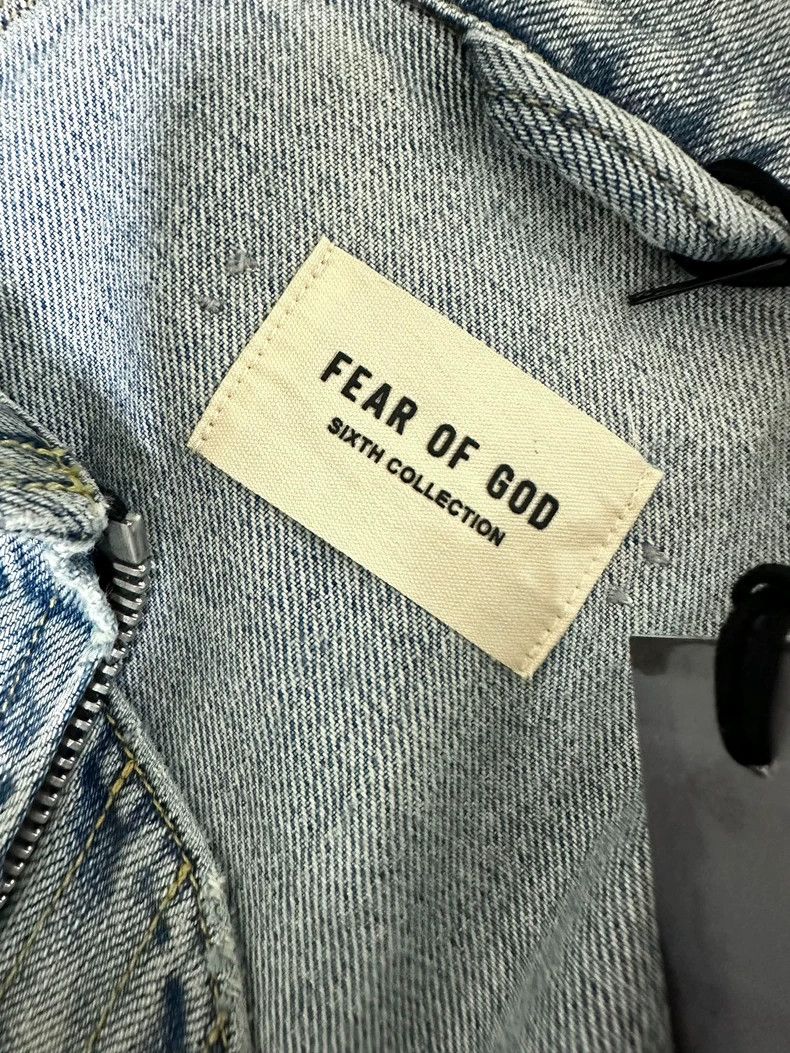 Fear of God Fear of God Season 6 streamer denim jacket Size US M / EU 48-50 / 2 - 7 Thumbnail