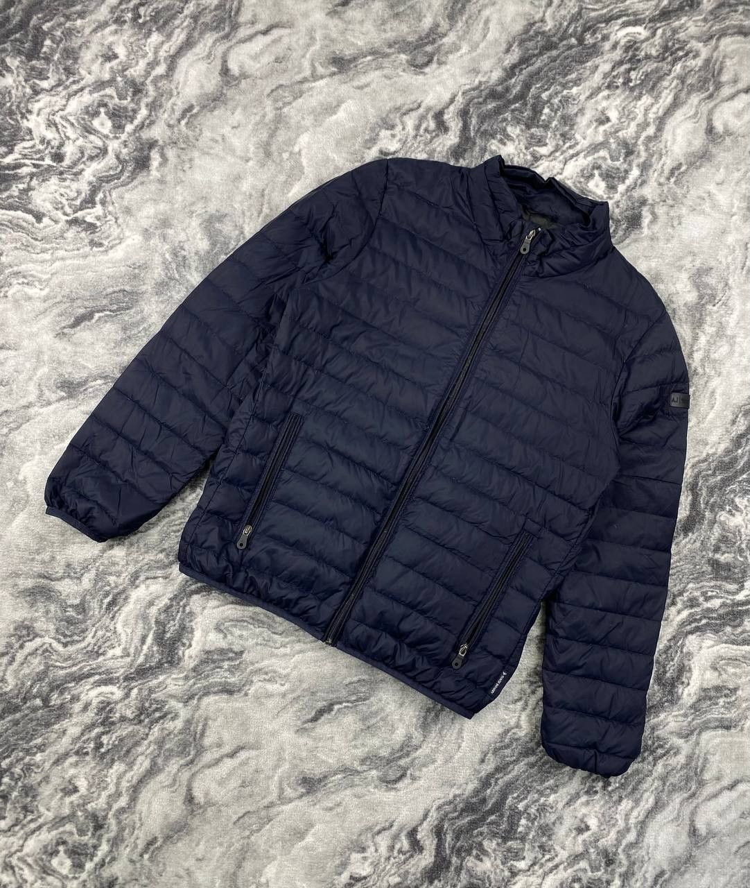 Armani Armani Jeans Down Jacket Men Size 50 Blue Size US M / EU 48-50 / 2 - 1 Thumbnail