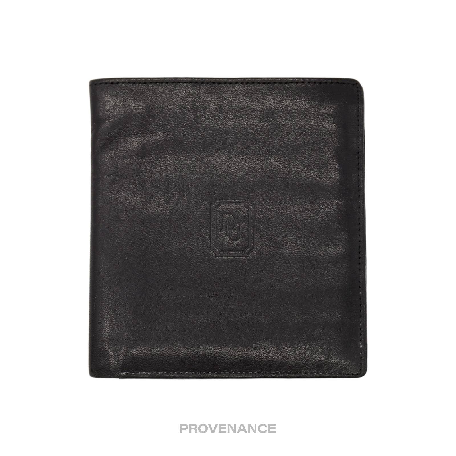 Dior 🔴 Dior 10CC Logo Bifold Wallet - Black Calfskin Leather | Grailed