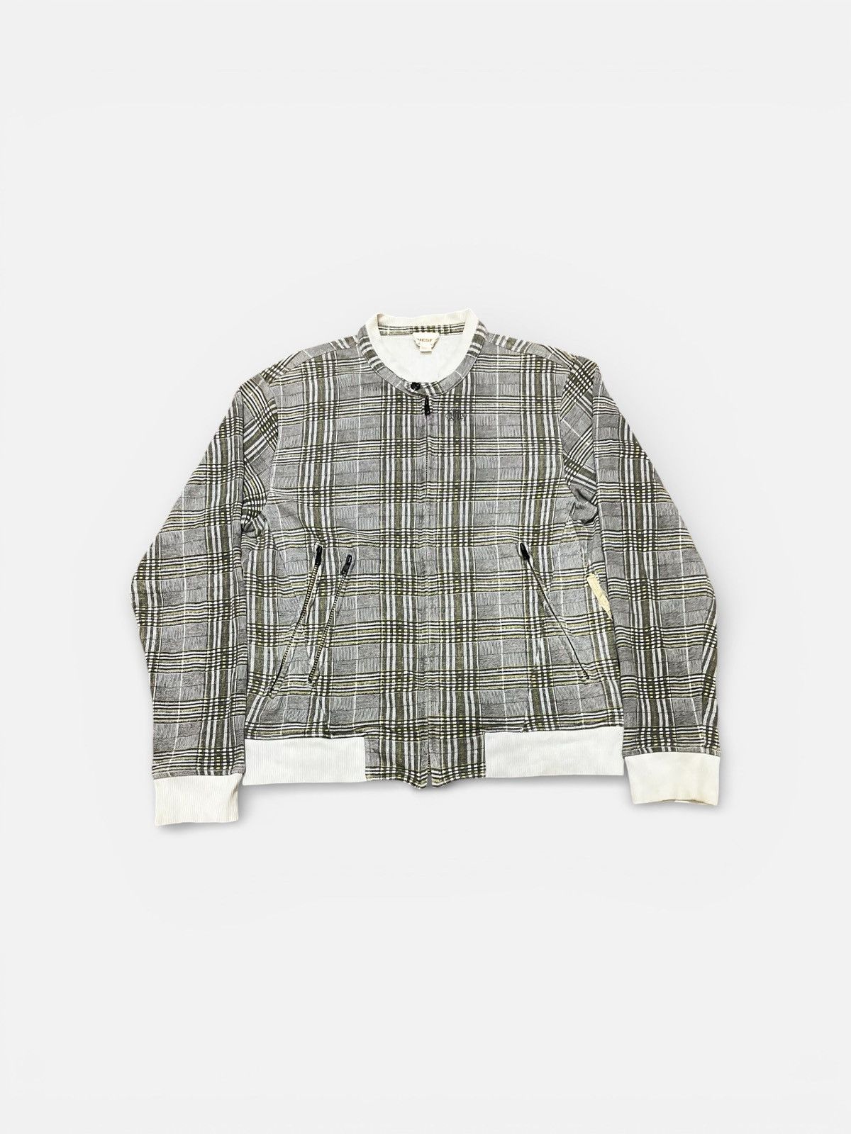 Diesel Vintage Diesel Plaid zipper jacket Size US L / EU 52-54 / 3 - 1 Thumbnail