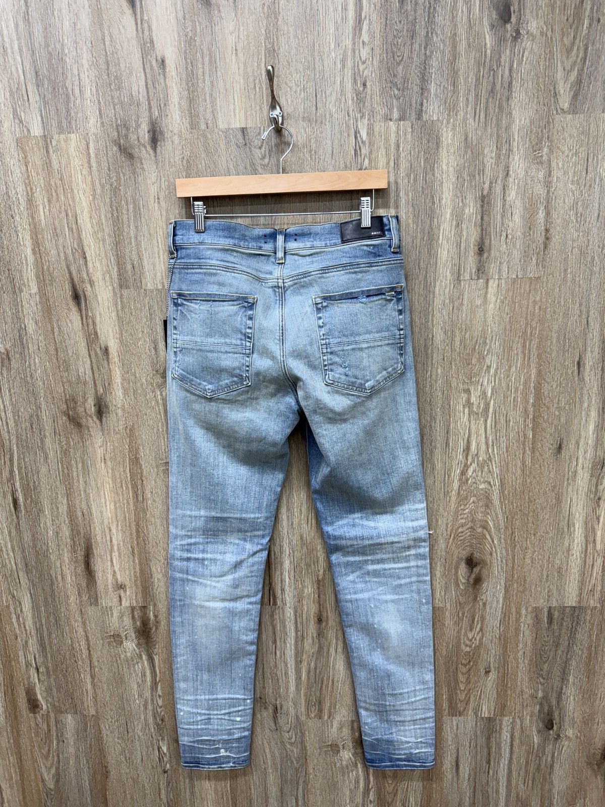 Amiri Amiri MX1 Blue Bandana Jeans Size US 34 / EU 50 - 8 Thumbnail
