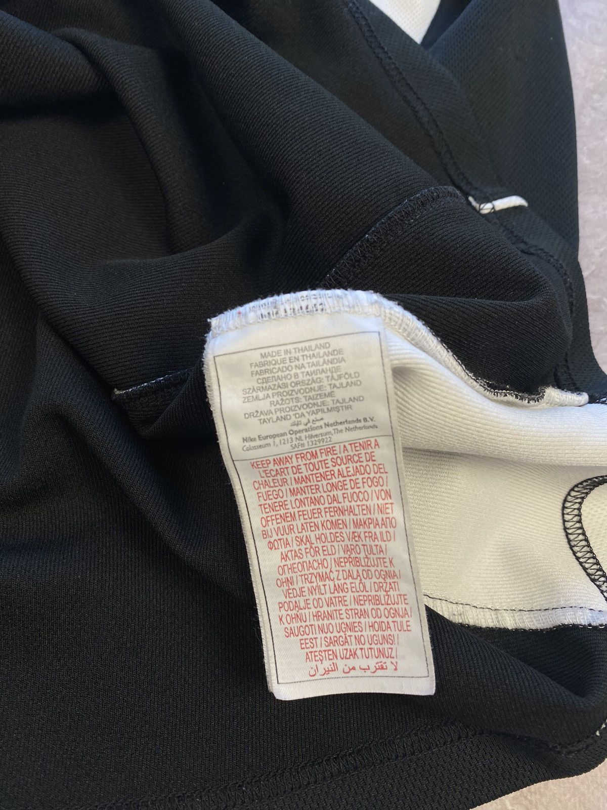 Nike × Vintage Vintage 90s Nike Suit Jersey + Shorts Black Y2K Size US 30 / EU 46 - 11 Thumbnail