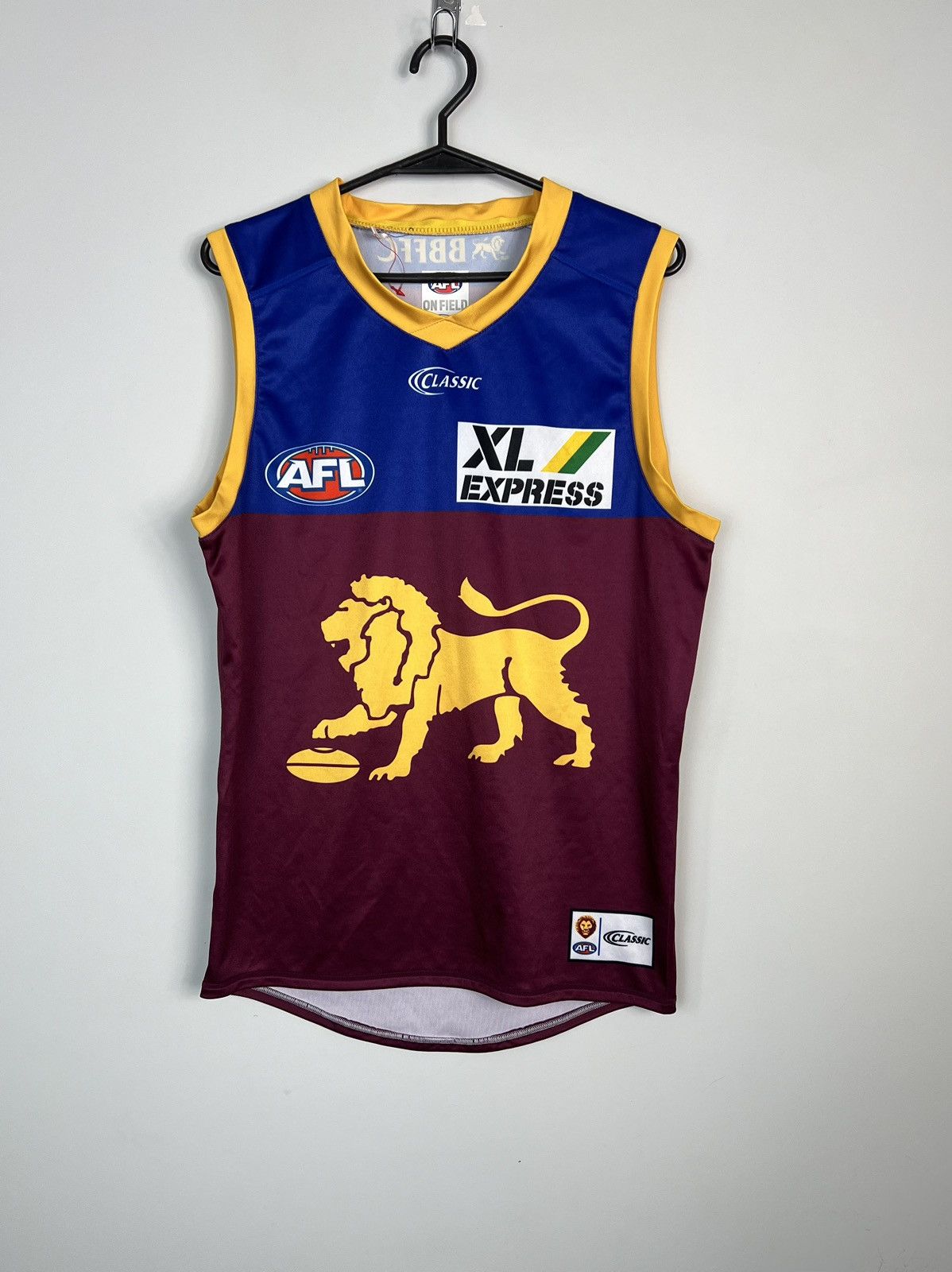Vintage Jersey Brisbane Lions AFL Mens Home Guernsey Tshirt Size US M / EU 48-50 / 2 - 1 Thumbnail