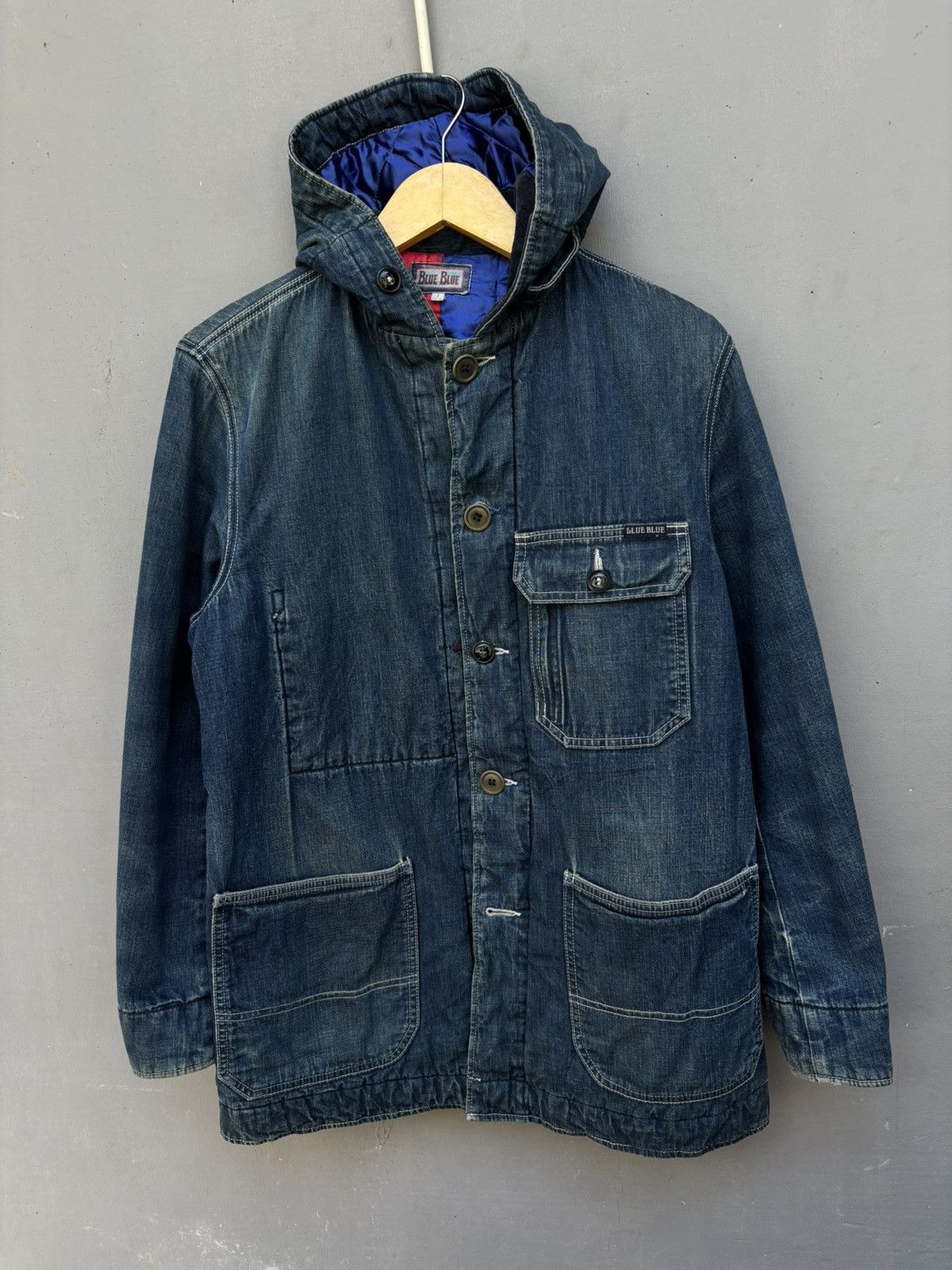 Blue Blue Japan Blue blue japan indigo core jacket with hooded Size US L / EU 52-54 / 3 - 2 Thumbnail