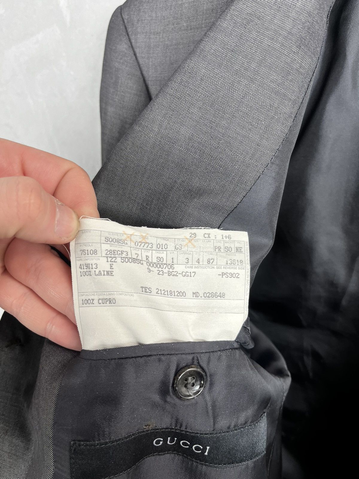 Gucci × Tom Ford × Vintage Gucci Tom Ford blazer jacket Size 50R - 12 Thumbnail