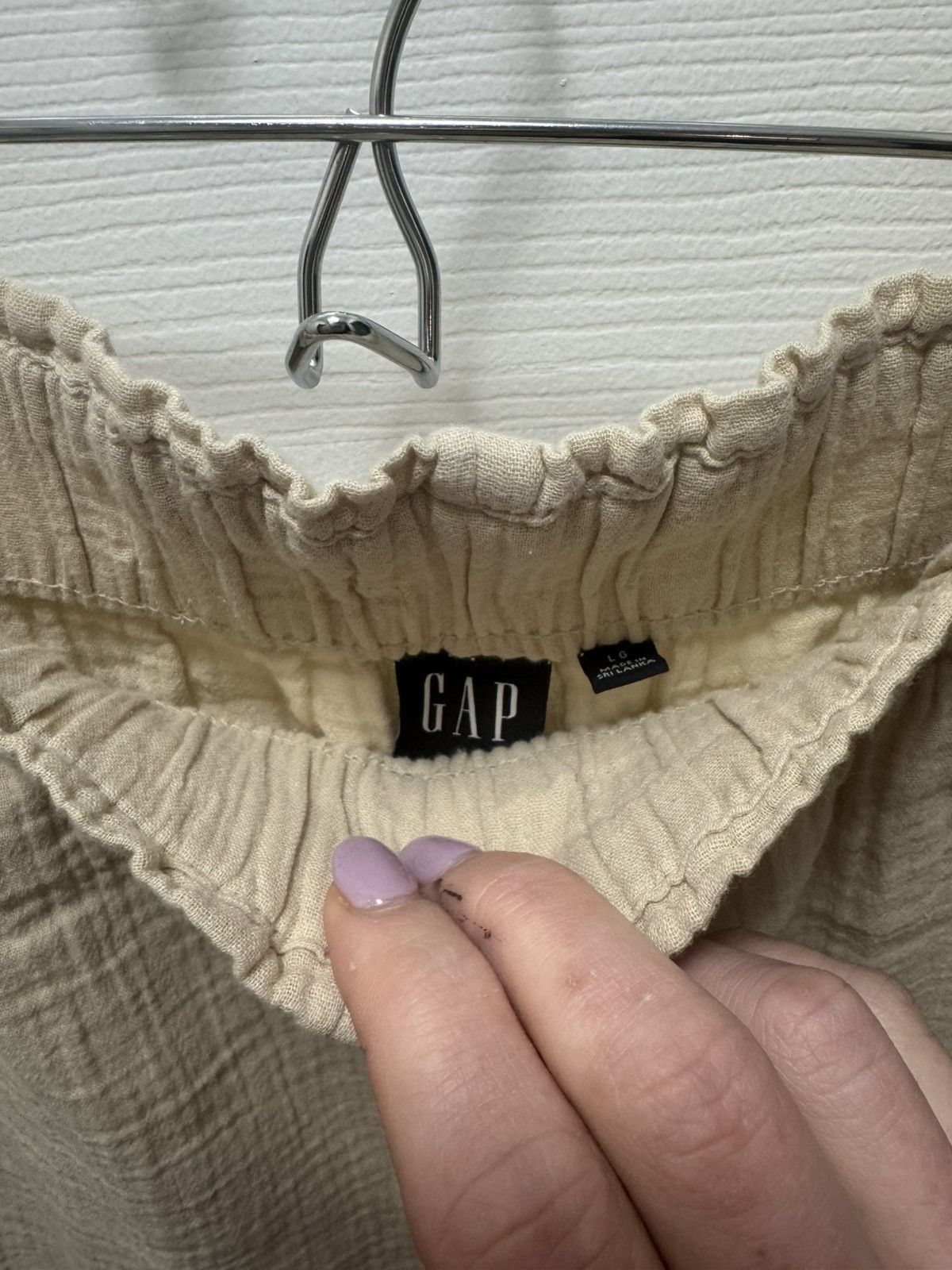 Gap × Vintage Gap Vintage Desert Oversized Beige Flared Lounge Pants Size US 32 / EU 48 - 4 Thumbnail