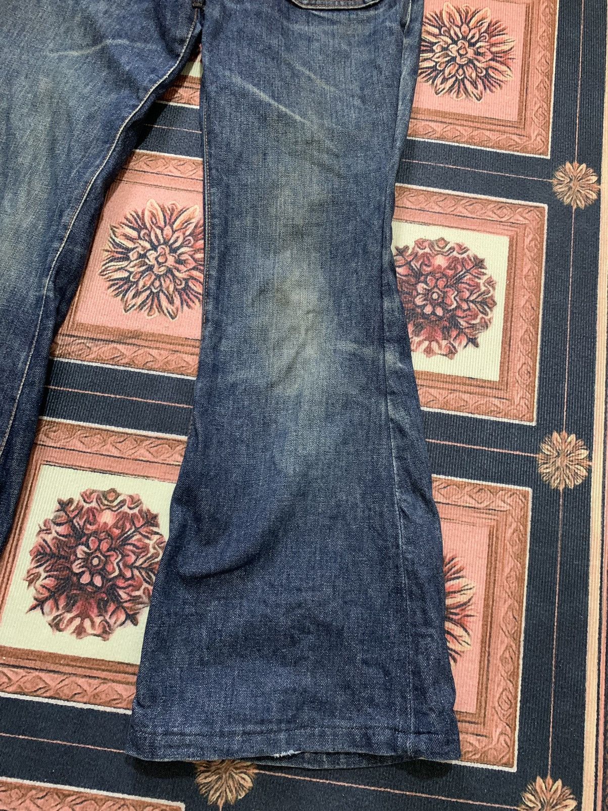 If Six Was Nine 💥Flare💥 Vintage Bobson Bootcut Jeans Faded Size US 30 / EU 46 - 6 Thumbnail